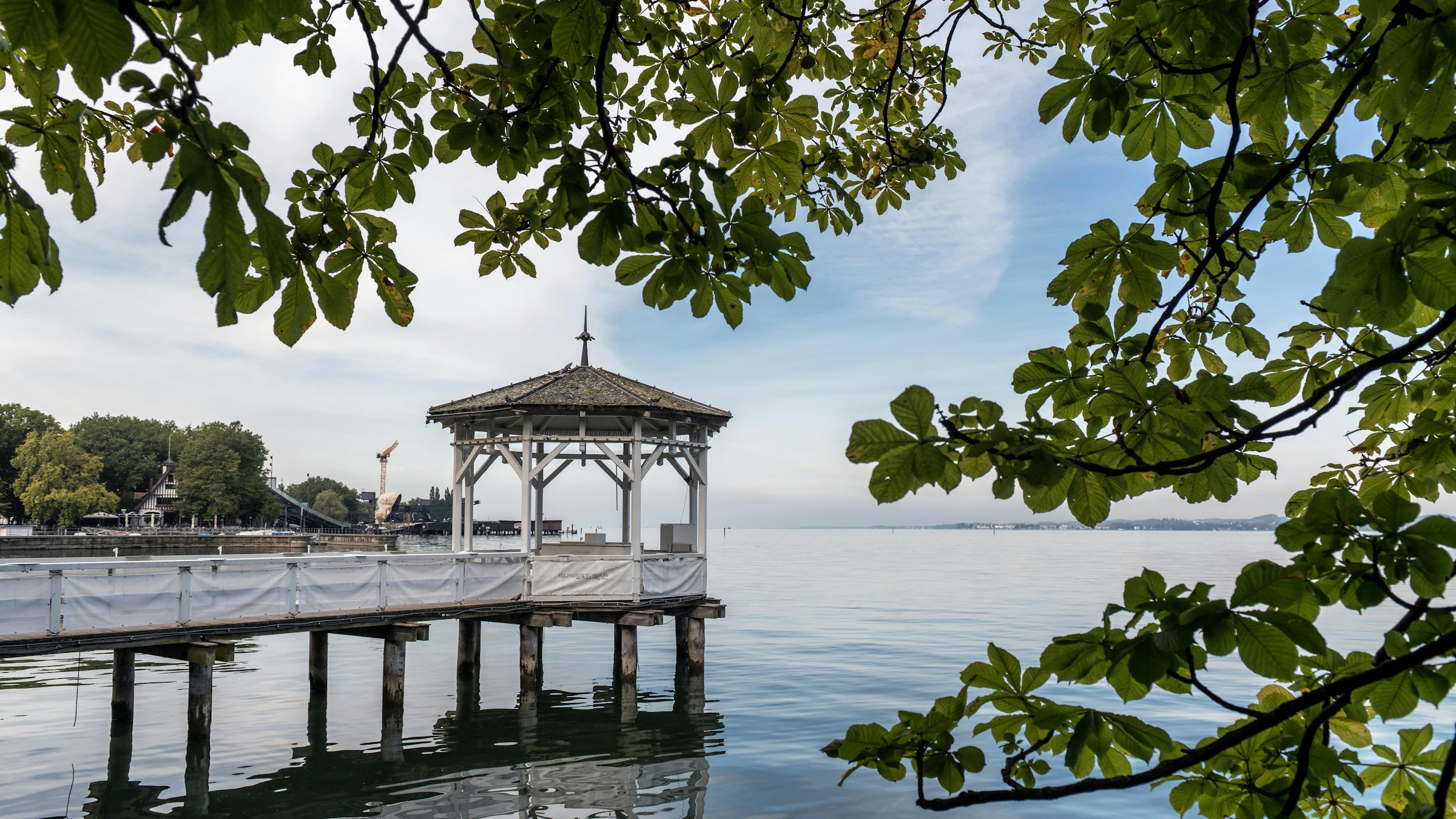 Bregenz & Vorarlberg gazebo in Lake Constance of Bregenz & Vorarlberg
