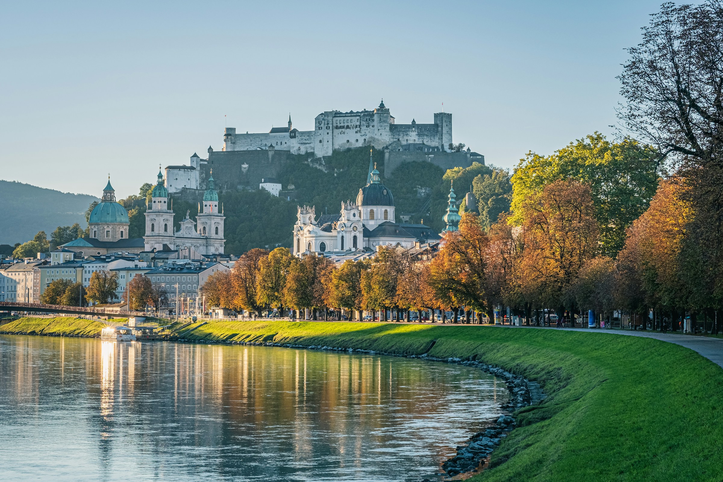 Salzburg fortress overlooking Salzburg