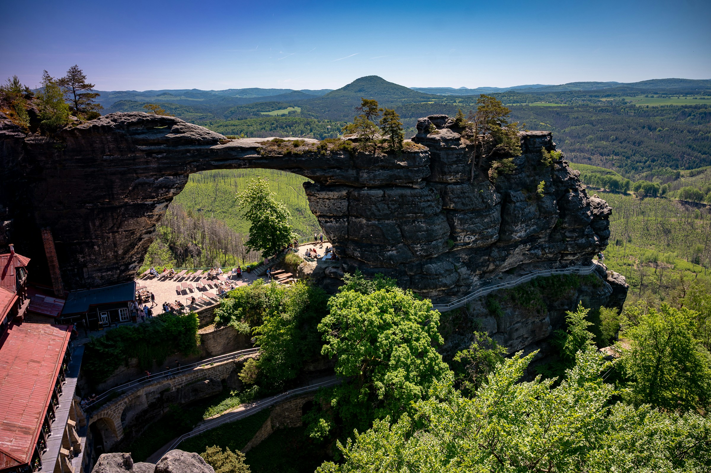 Bohemian Switzerland National Park Pravčická Brána in Bohemian Switzerland National Park