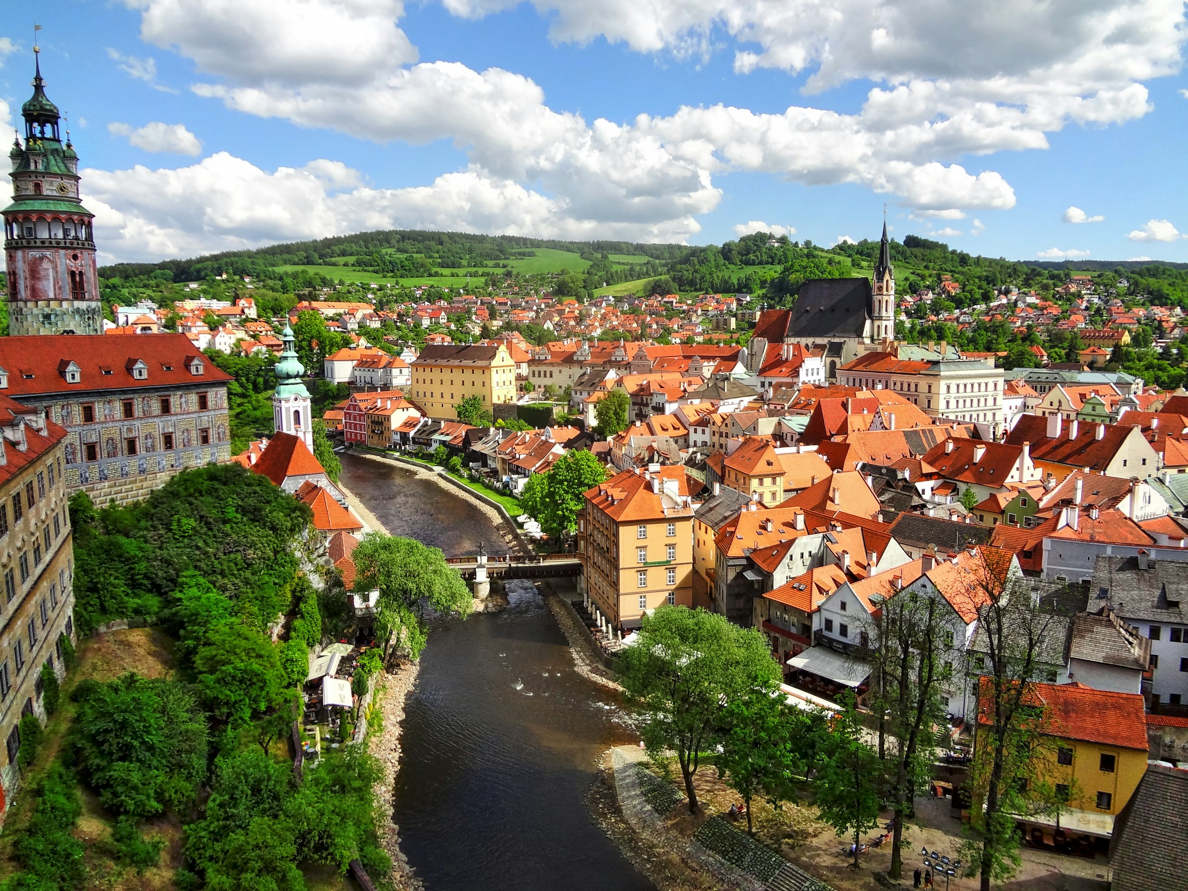 Český Krumlov UNESCO world heritage town of Český Krumlov