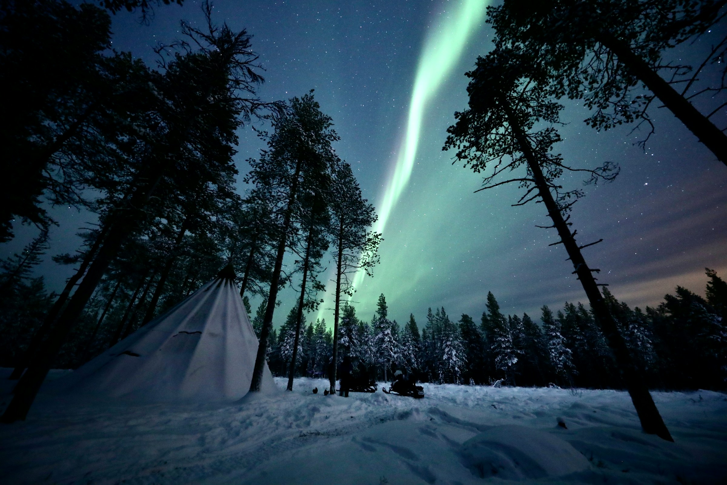 Rovaniemi northern lights in Rovaniemi