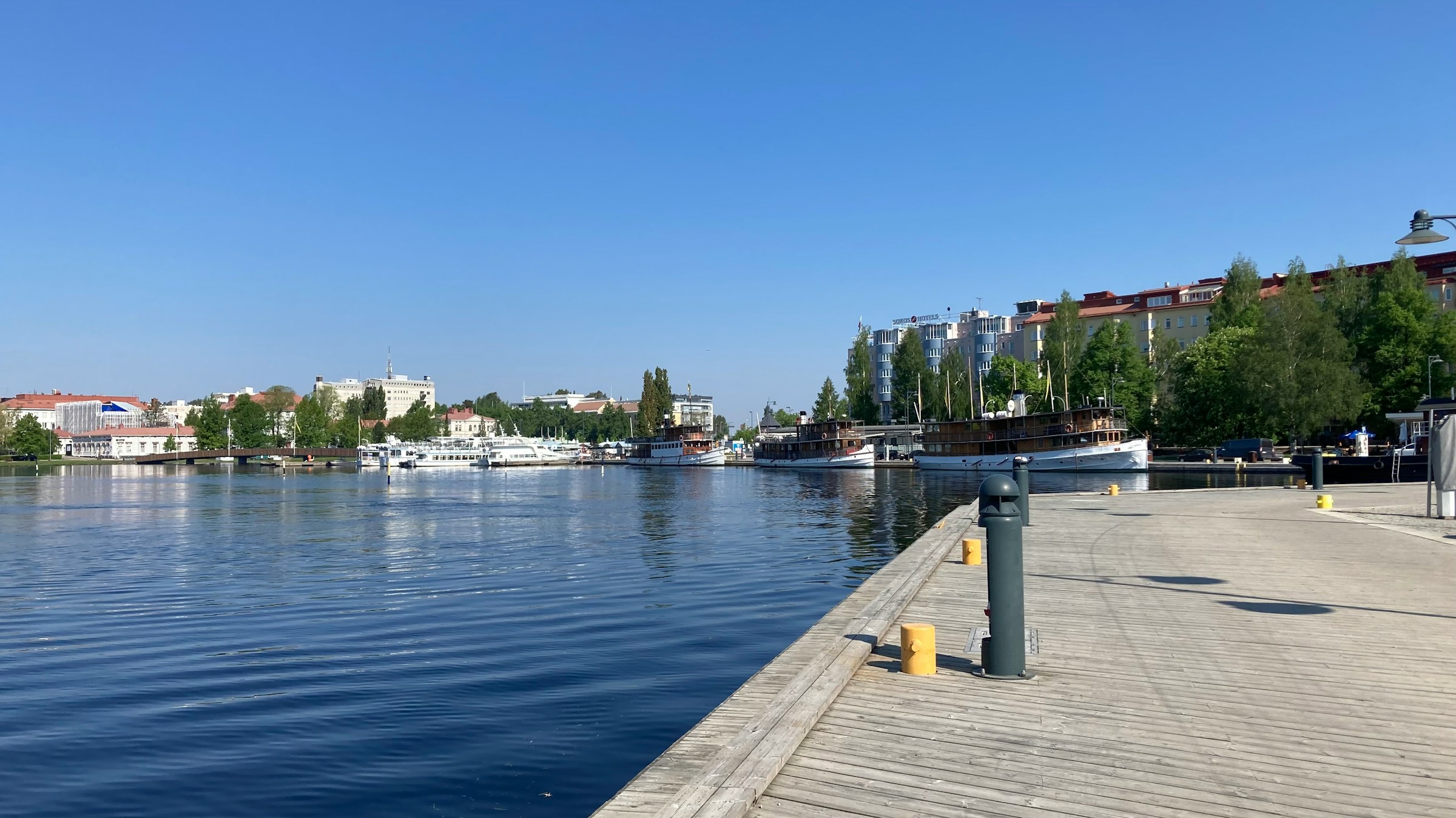 Savonlinna boats on Lake Saimaa of Savonlinna