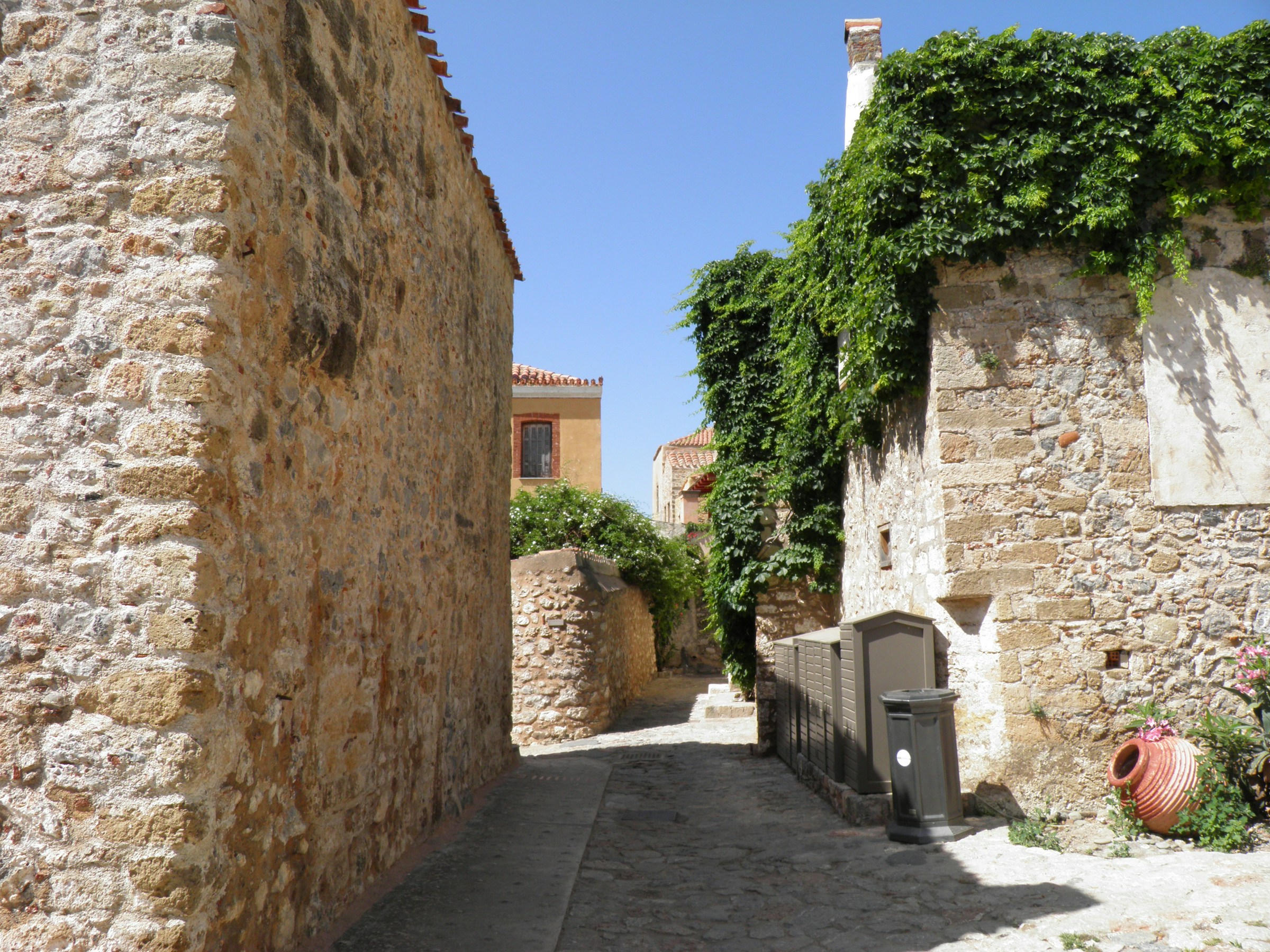 Peloponnese stone streets of Peloponnese