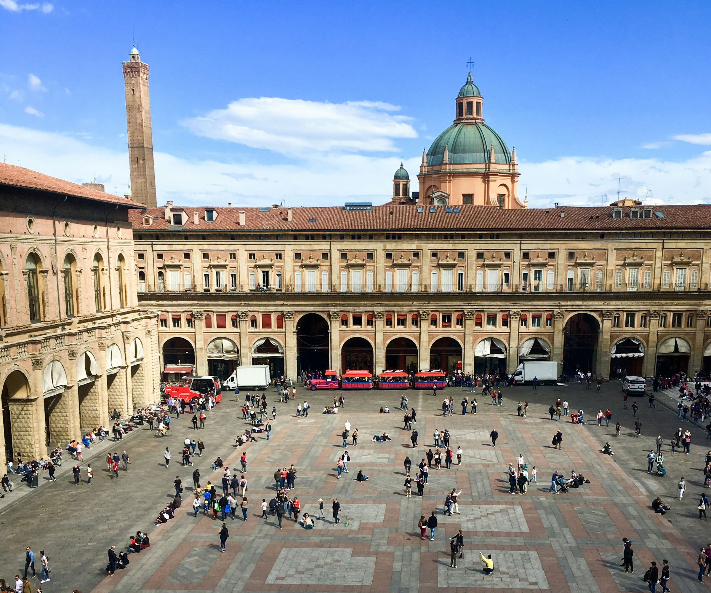 Bologna Piazza Maggiore of Bologna