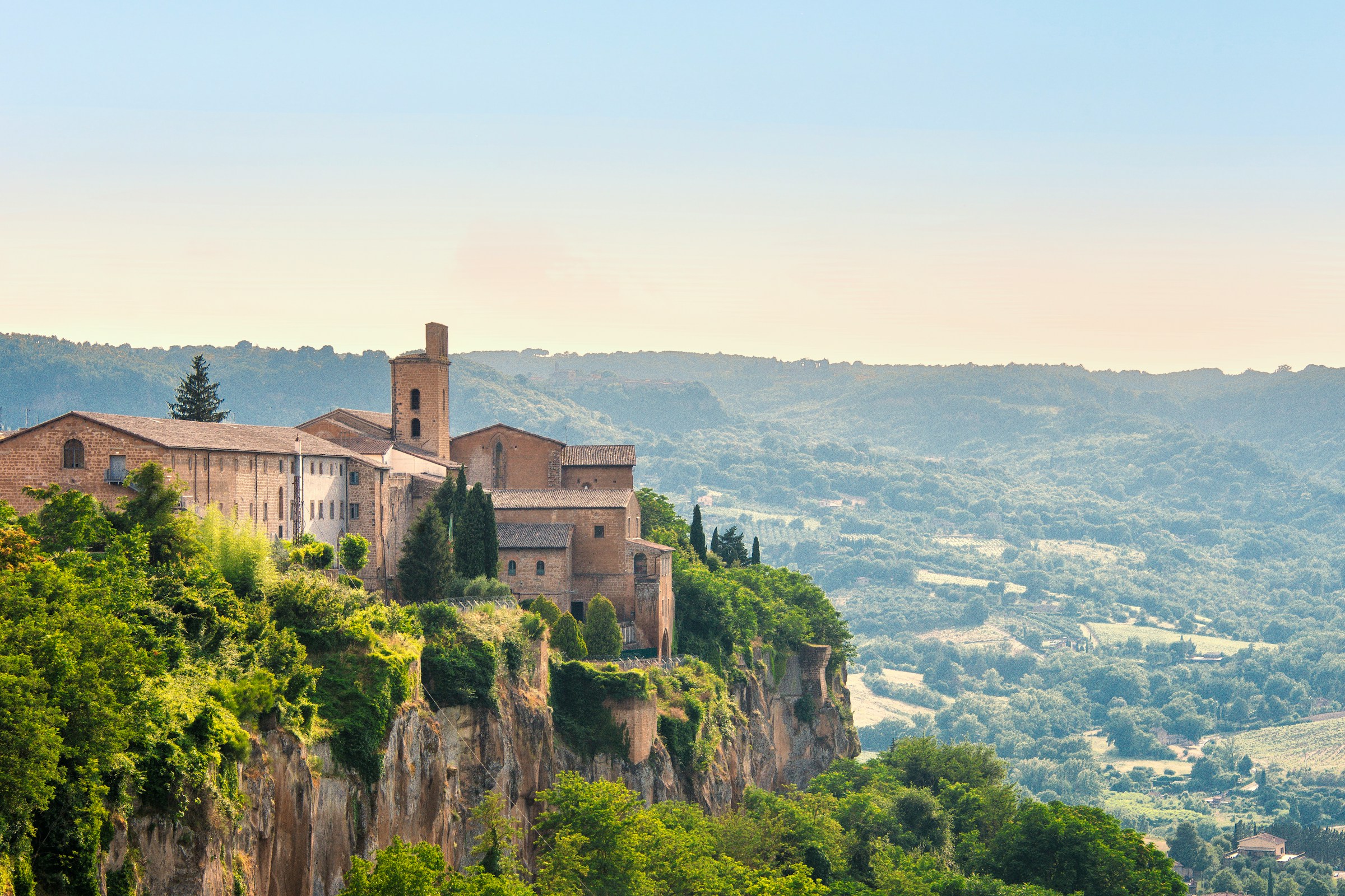 Orvieto volcanic cliff of Orvieto