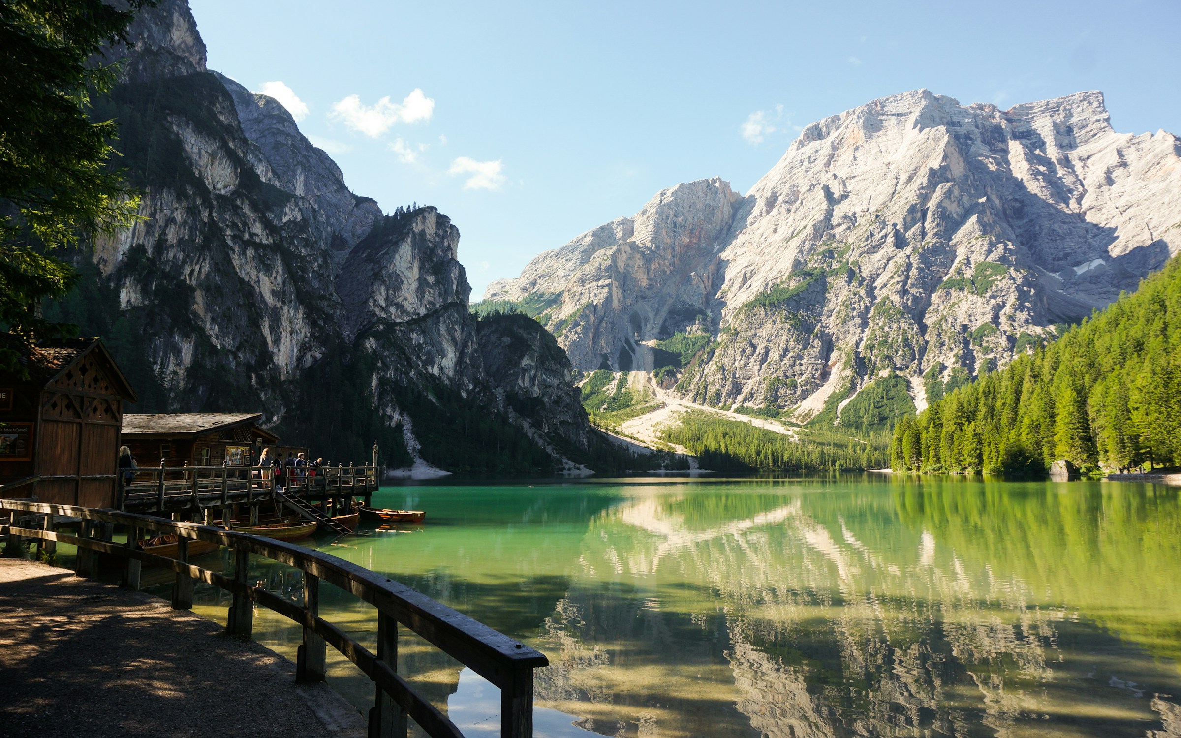 The Dolomites Lake Braies of The Dolomites