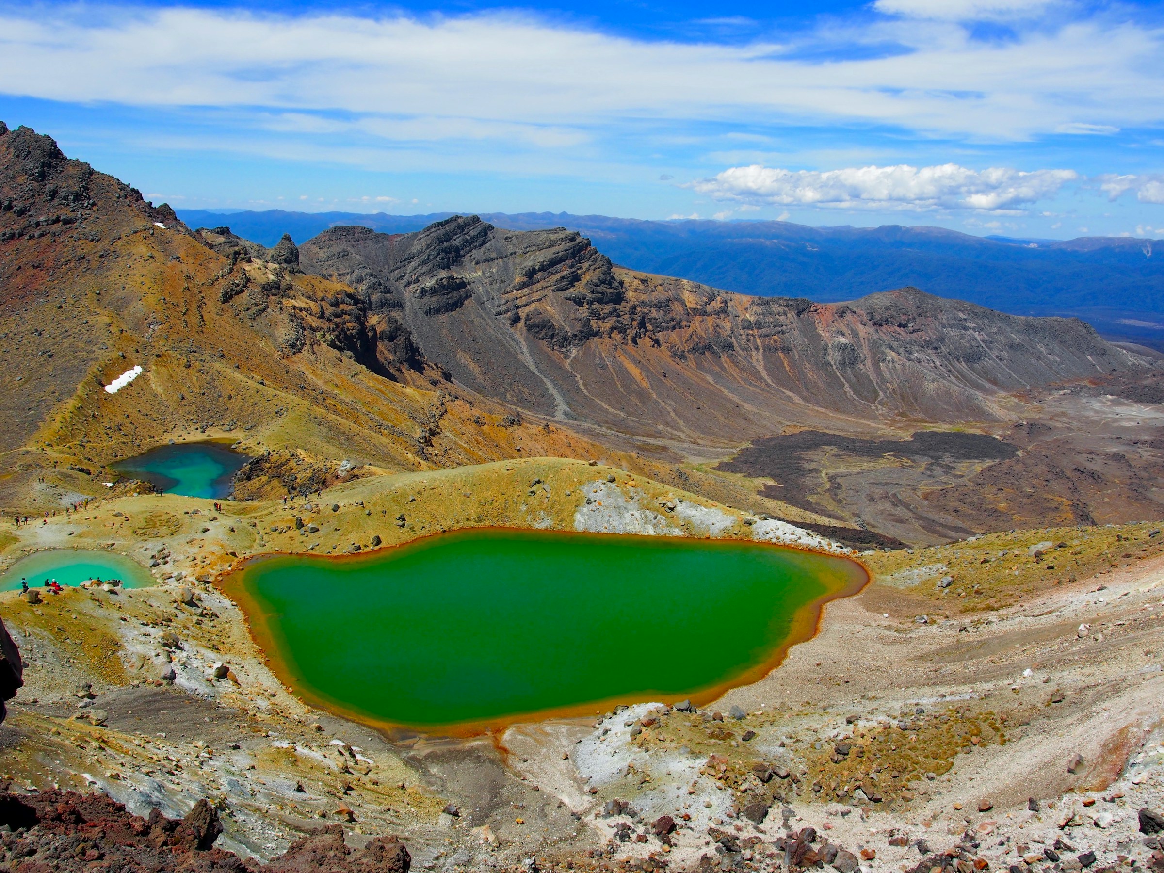 Tongariro National Park Emerald Lakes in Tongariro National Park