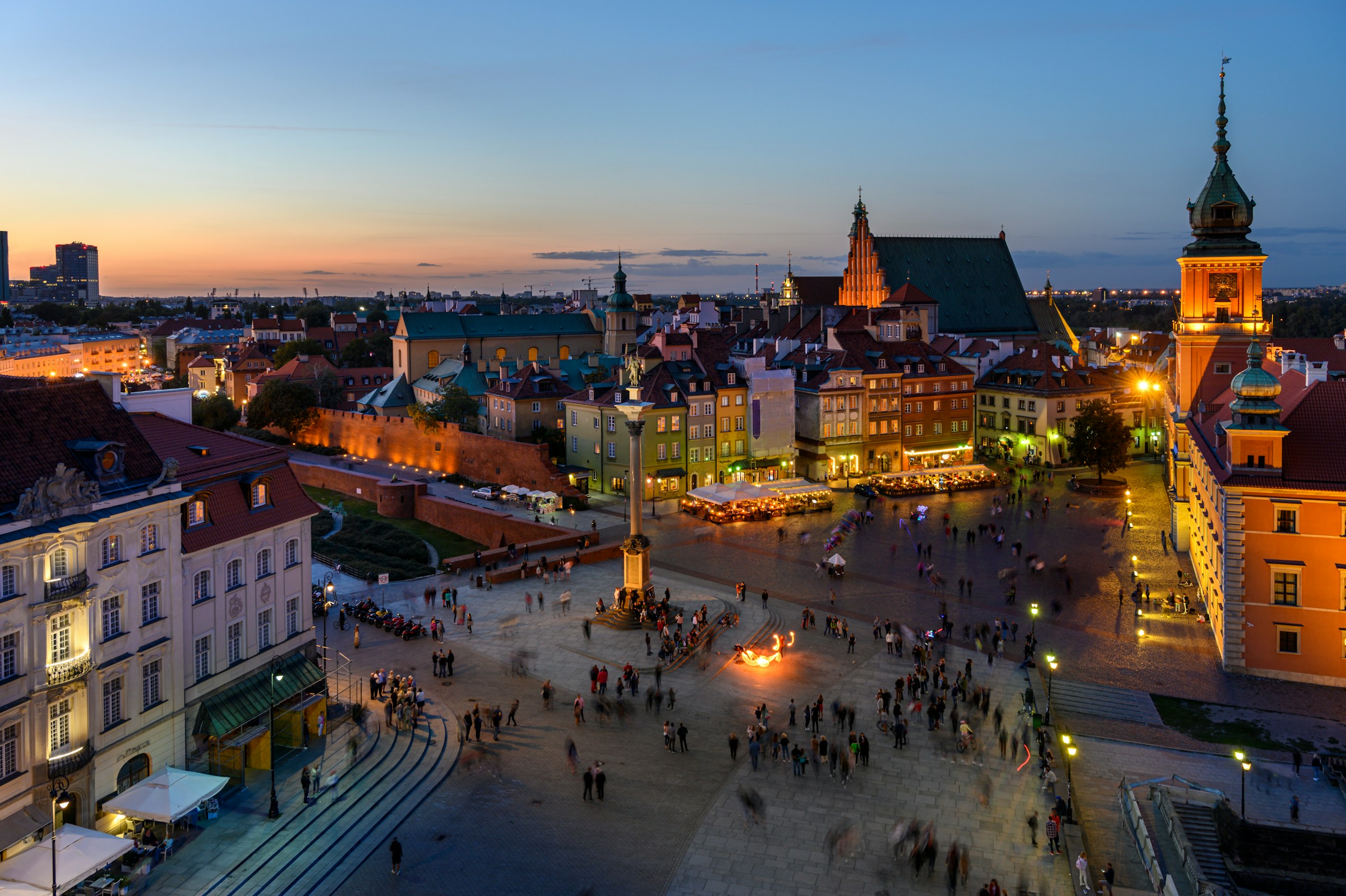 Warsaw Old Town in Warsaw