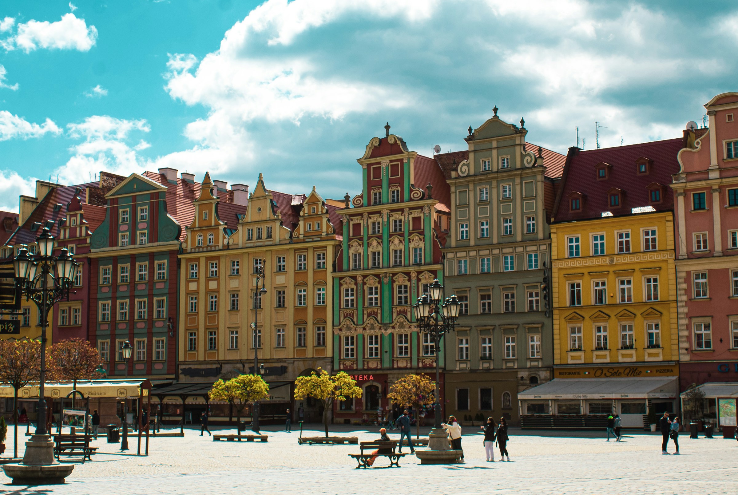 Wrocław Market Square in Wrocław