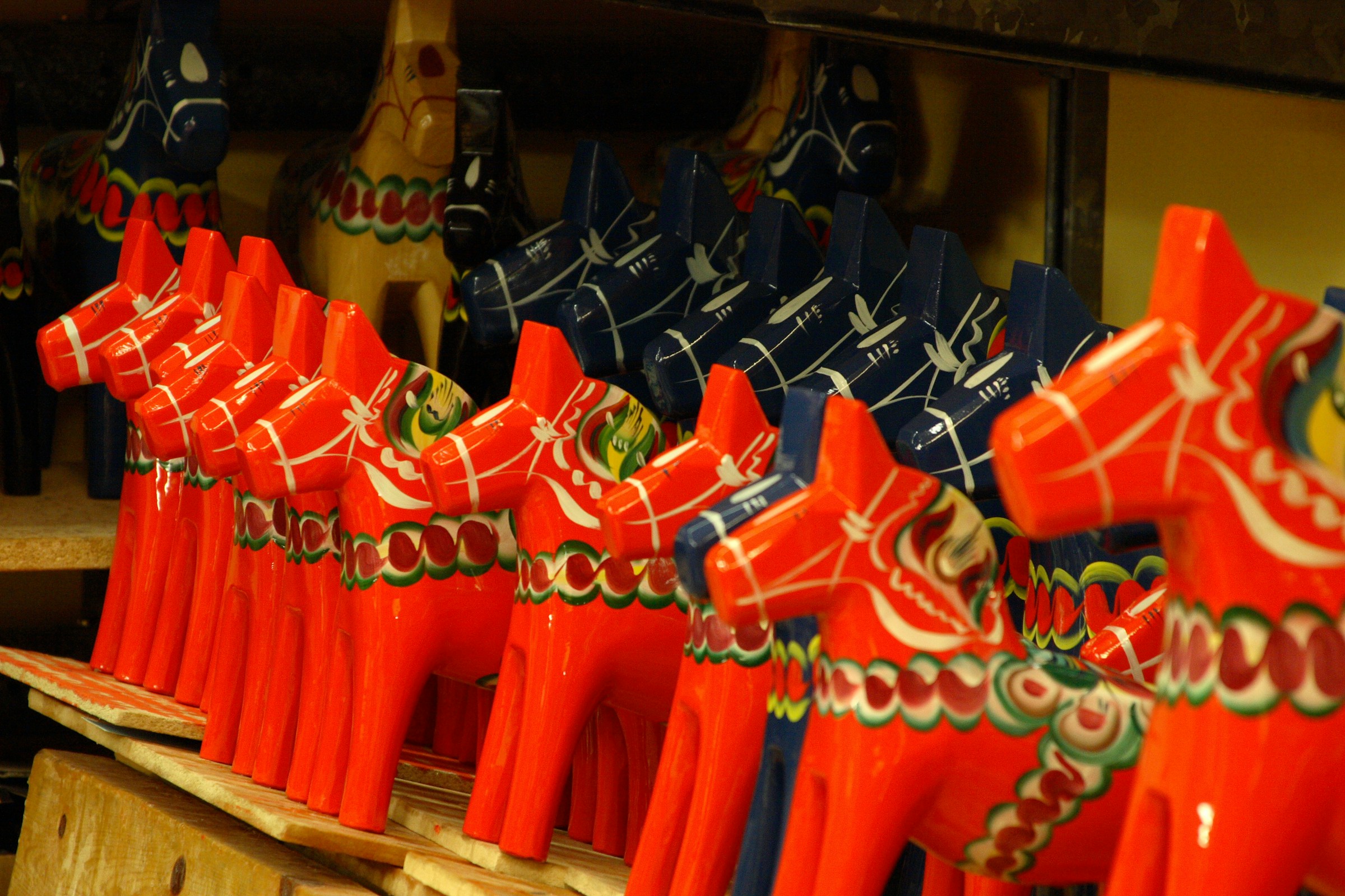Dalarna & Lake Siljan Dala horses of Dalarna & Lake Siljan