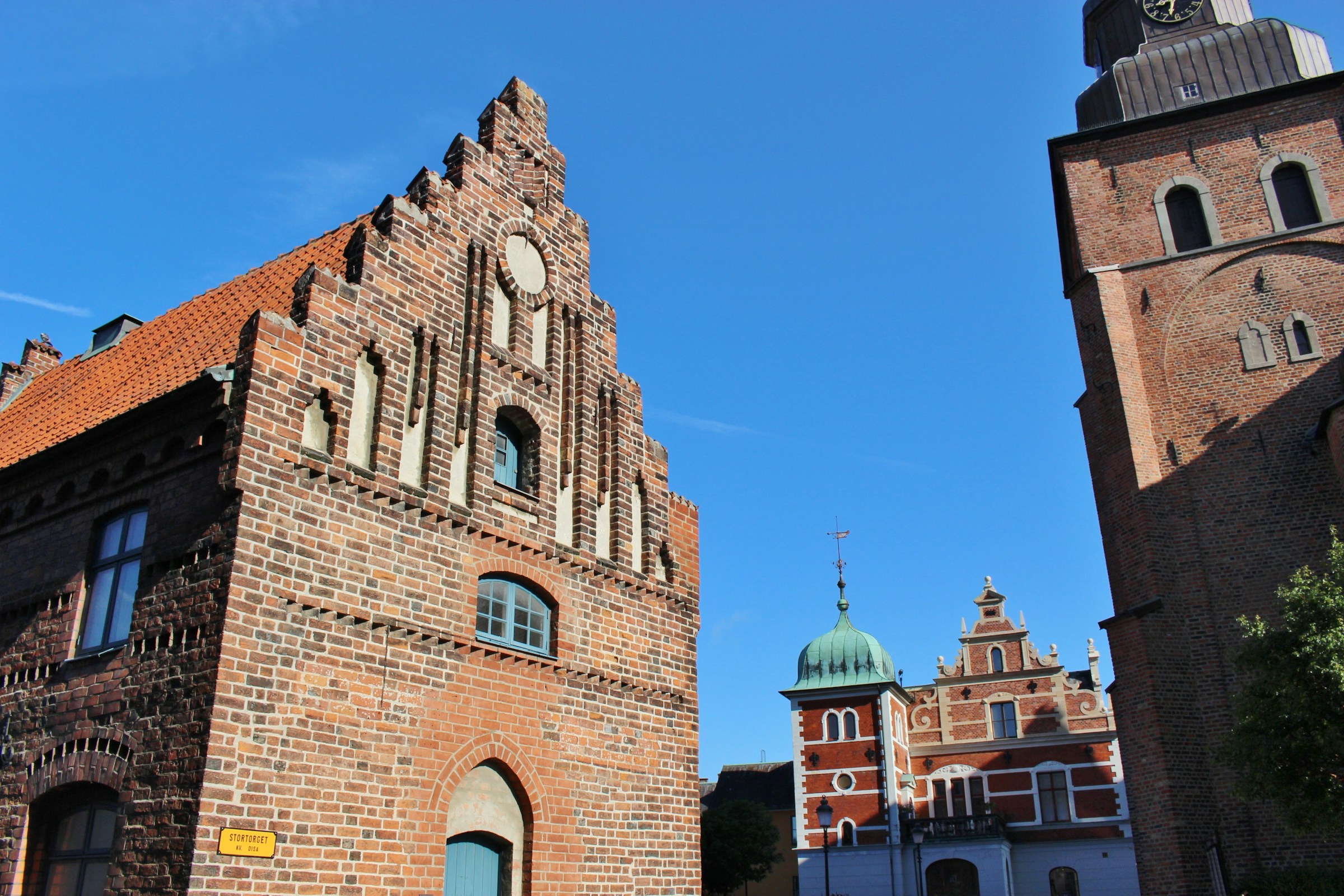 Ystad city center of Ystad