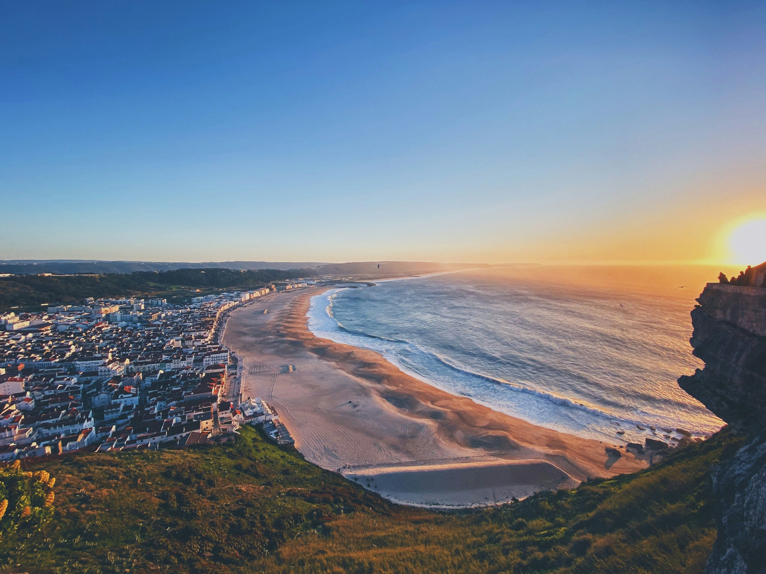 Nazaré beach at Nazaré