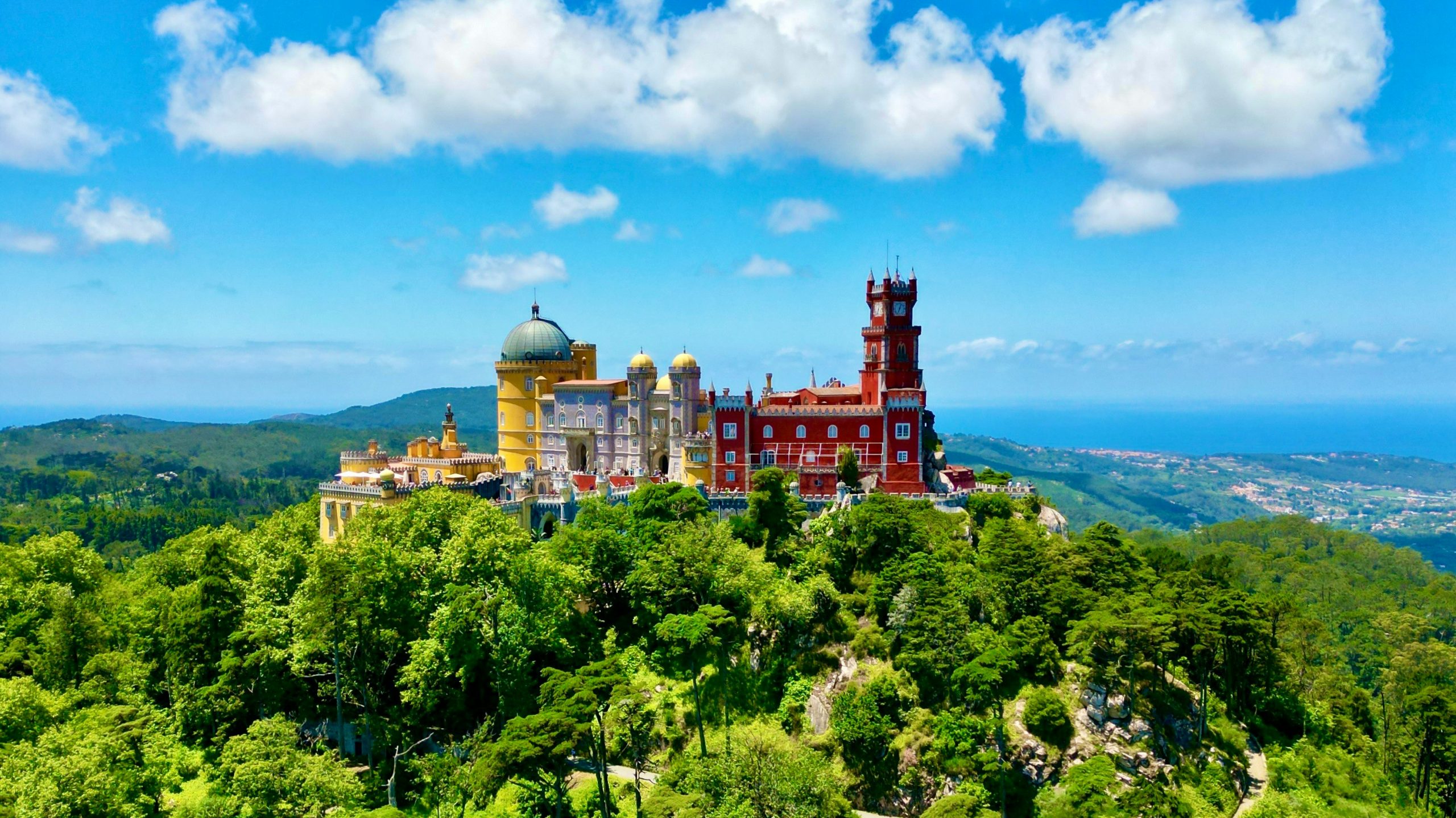 Sintra Sintra castle from above