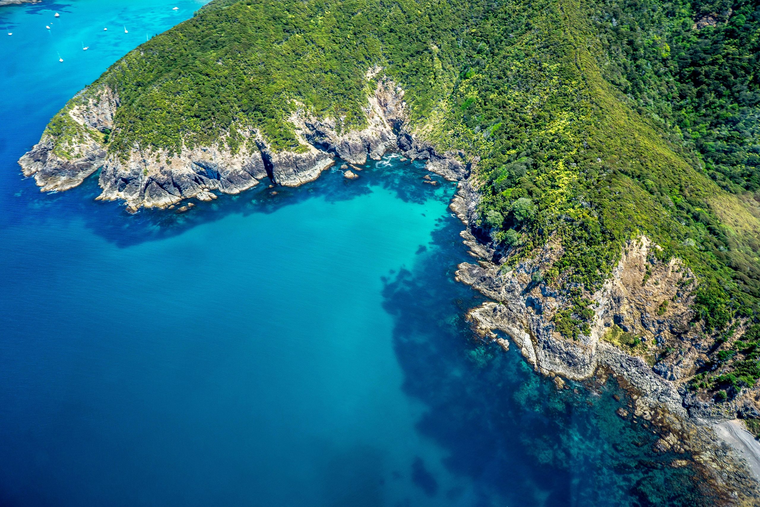 Bay of Islands aerial view of Bay of Islands