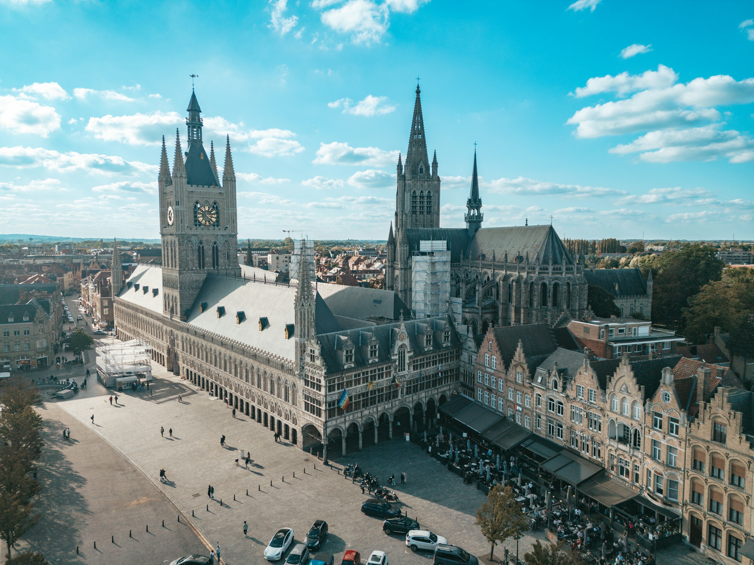 Ypres — Ieper Cloth Hall in Ypres — Ieper
