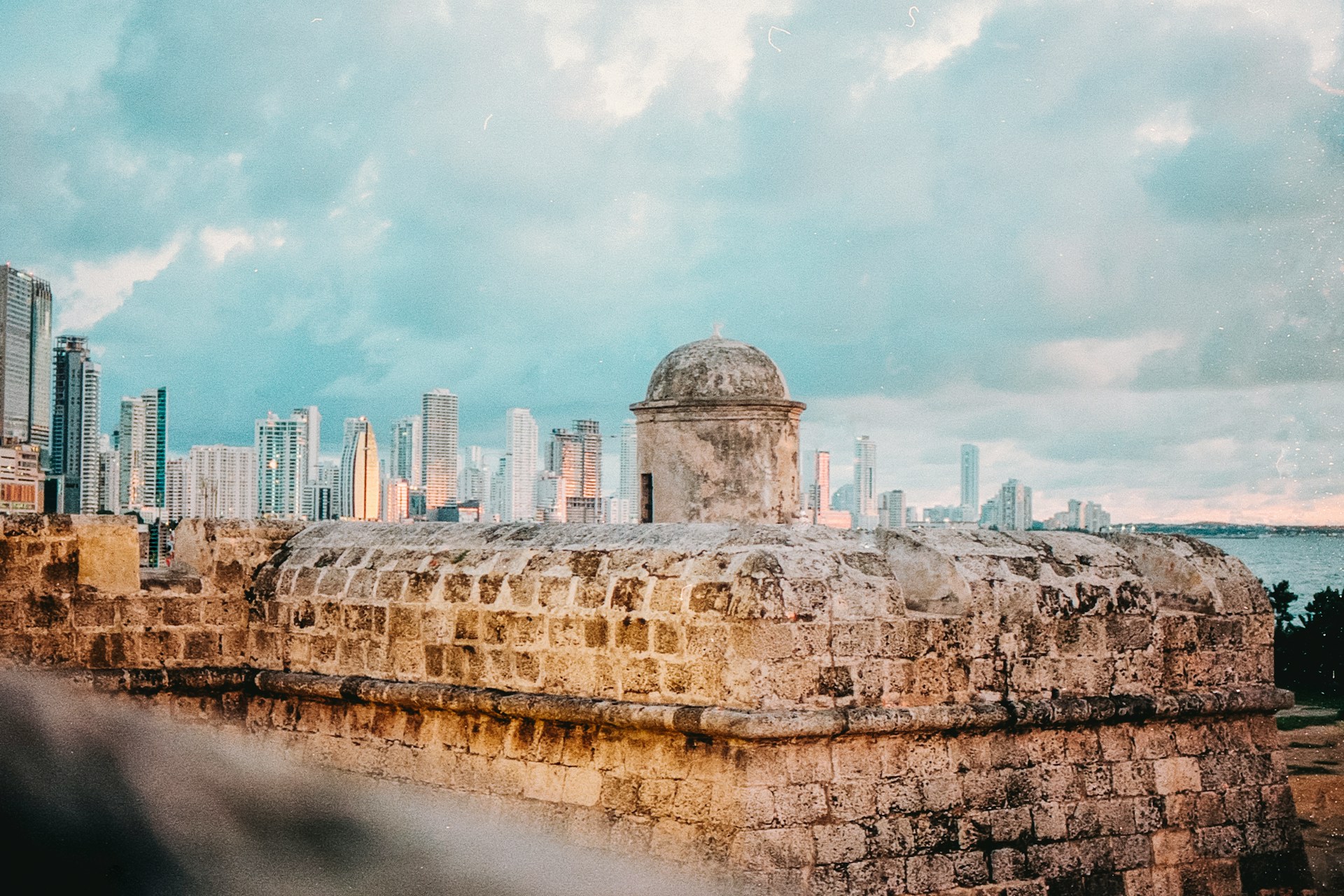 Colombia Cartagena's historic walled city in Colombia