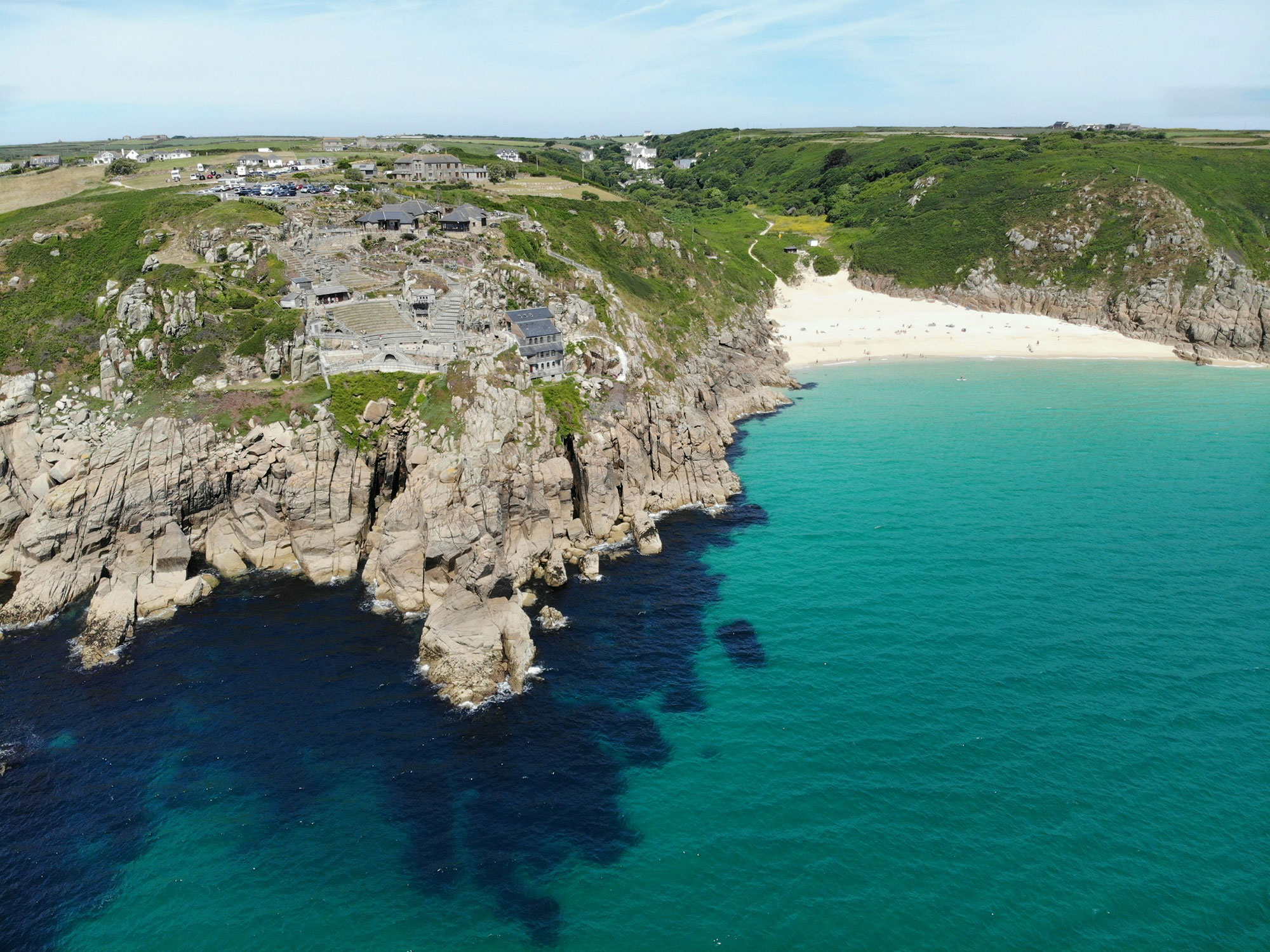 Cornwall Porthcurno and the Minack Theatre in Cornwall