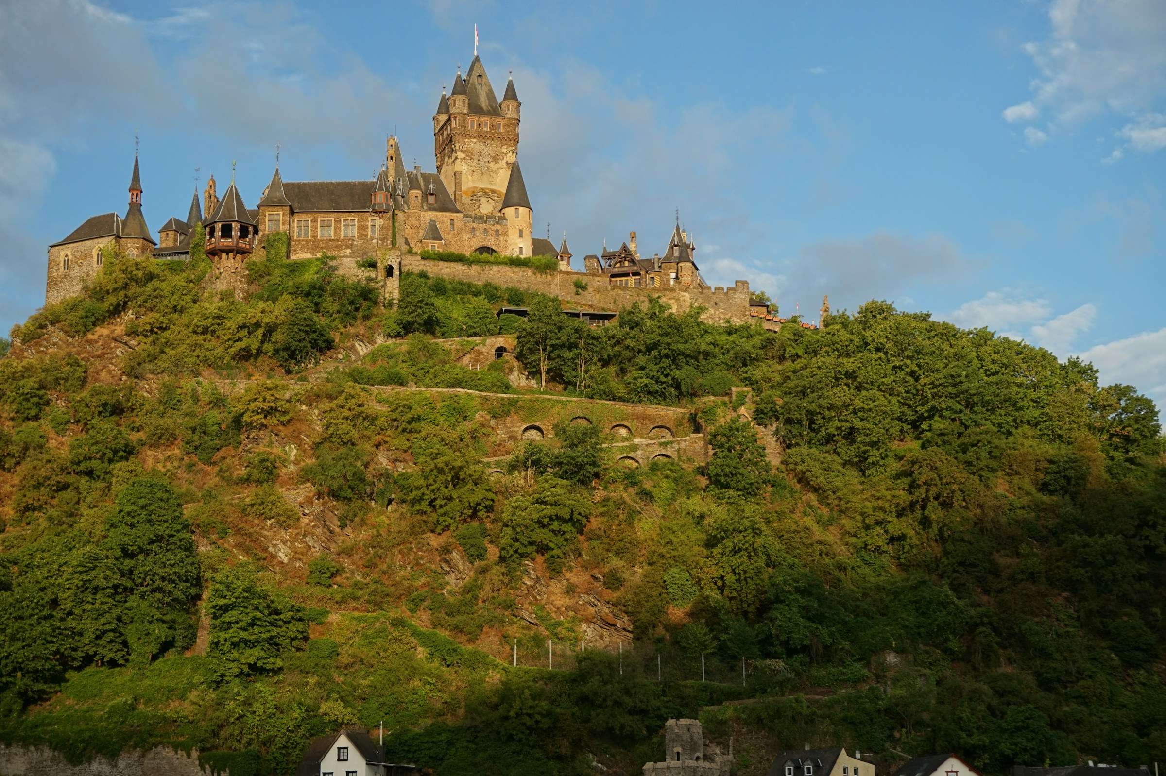 The Moselle Valley Reichsburg Castle, Cochem in The Moselle Valley