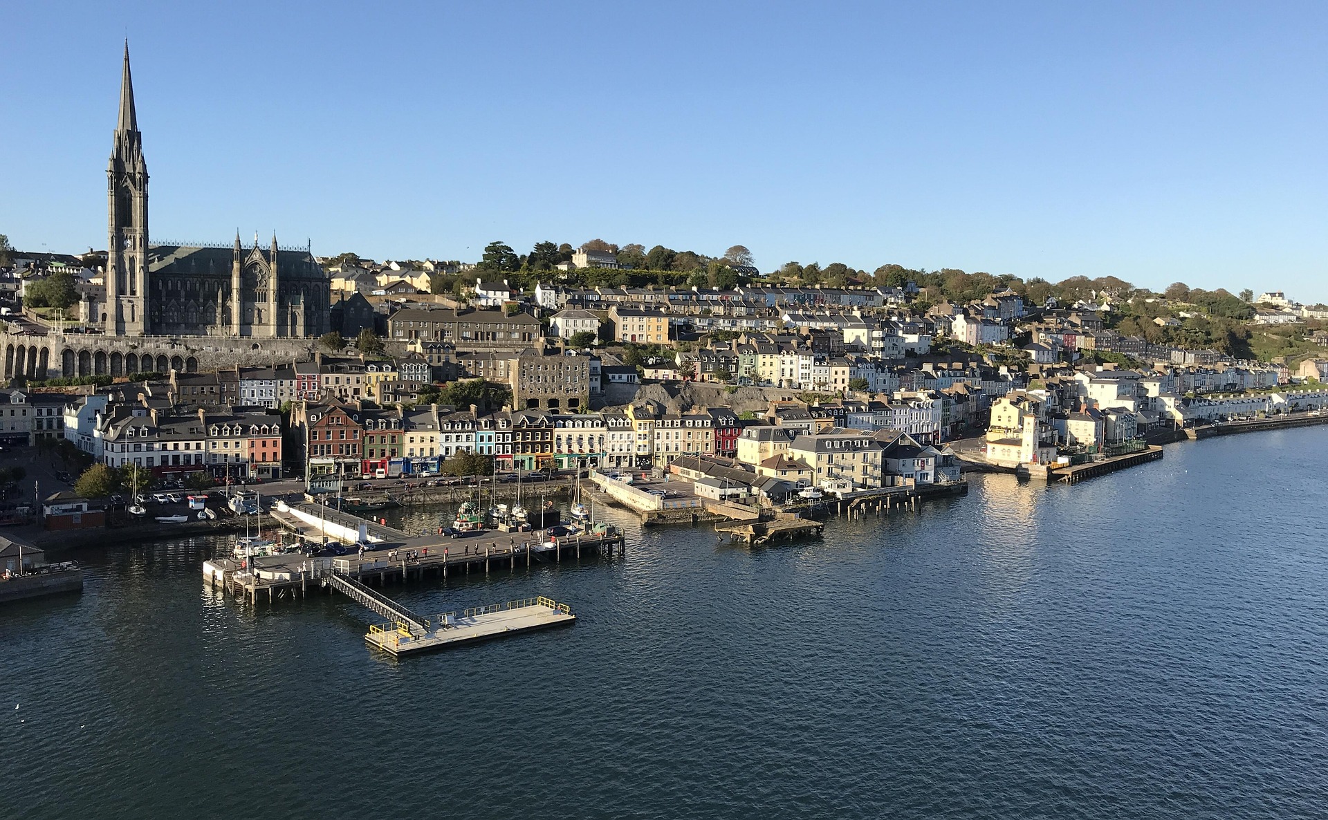 Cobh St Colman's Cathedral & Cobh coastal town