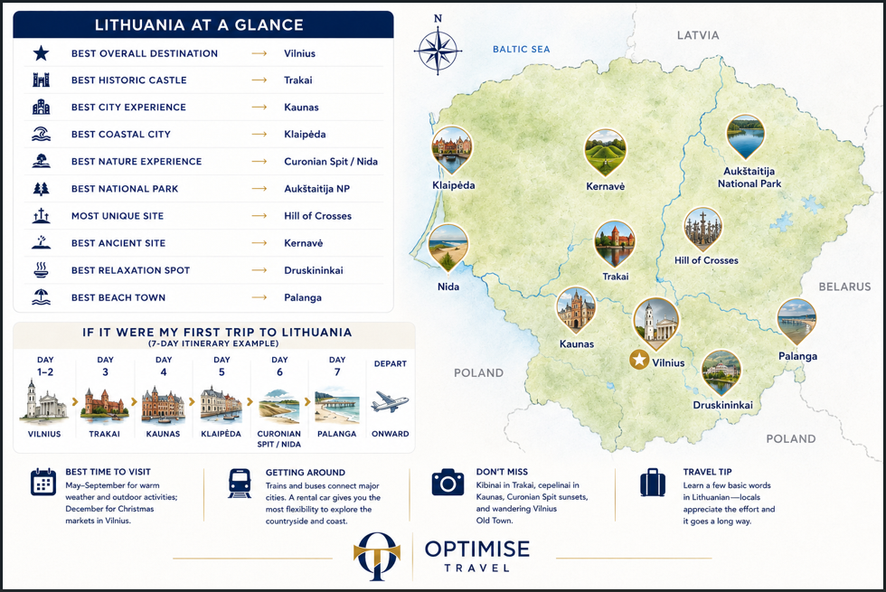 Lithuania best places