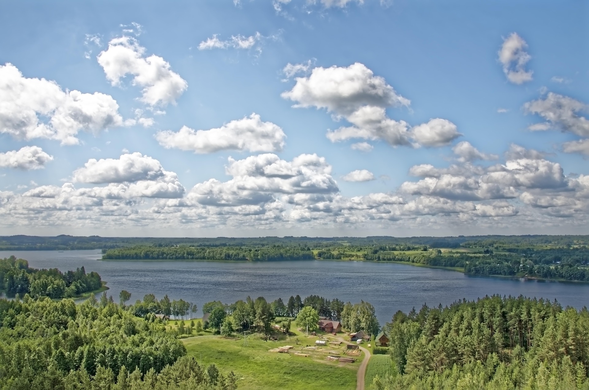 Lake Ūkojas in Aukštaitija National Park