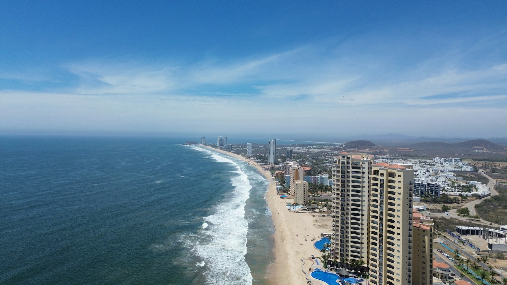 Mexico Mazatlán coastline in Mexico