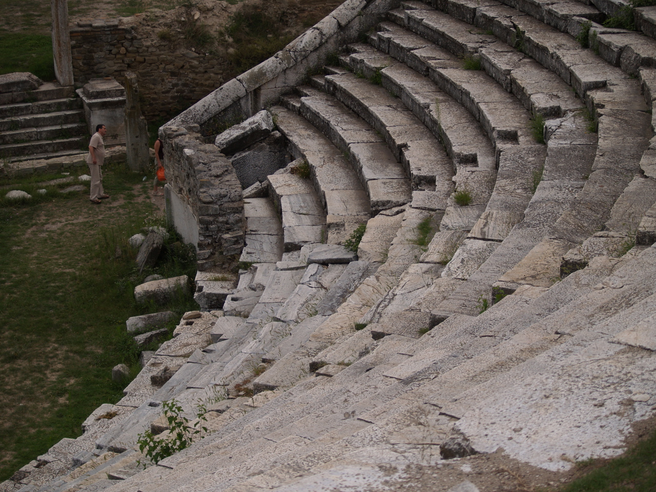 Stobi Roman theater ruin in Stobi