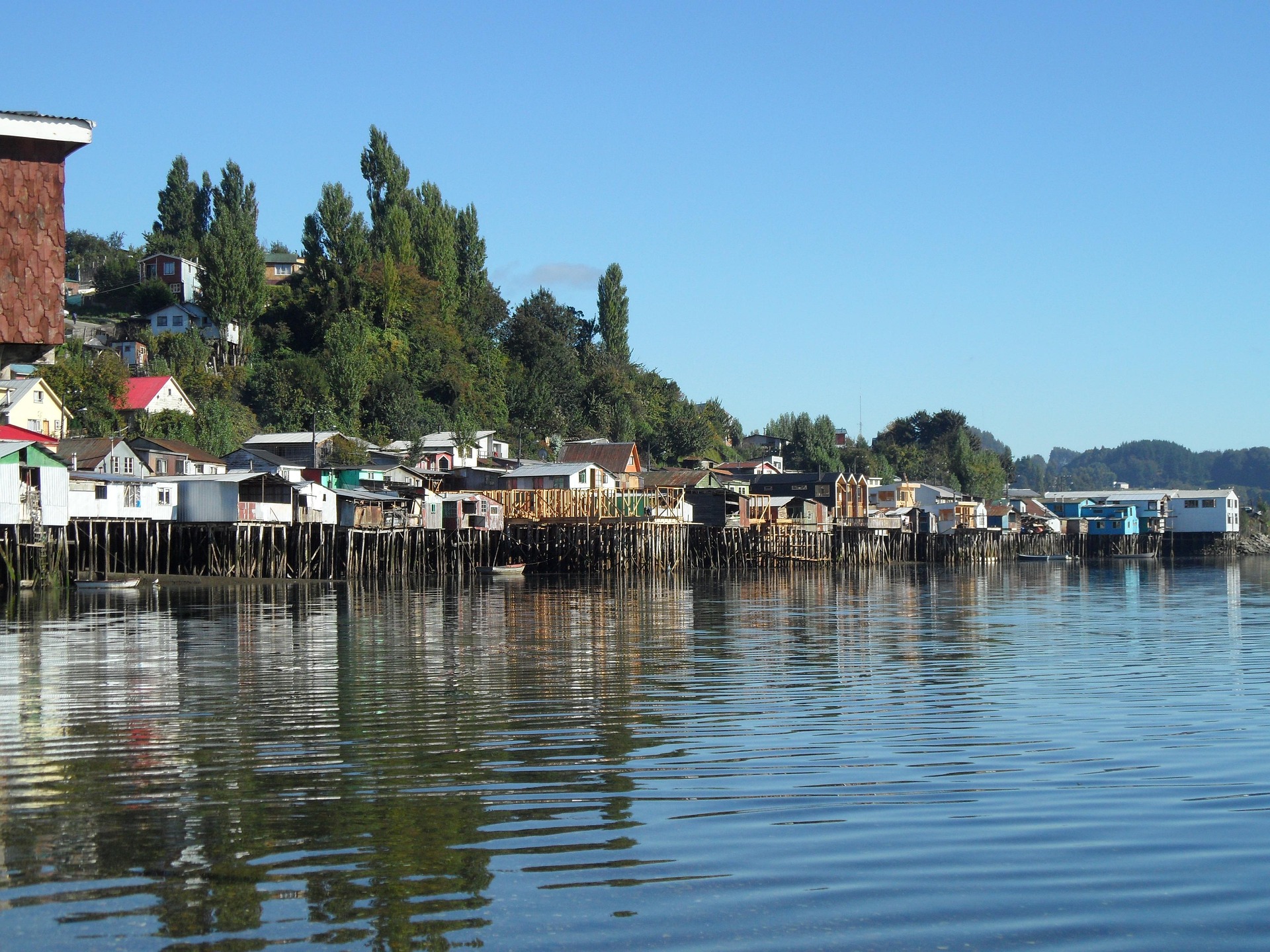 Chiloé Island Palafitos of Castro in Chiloé Island