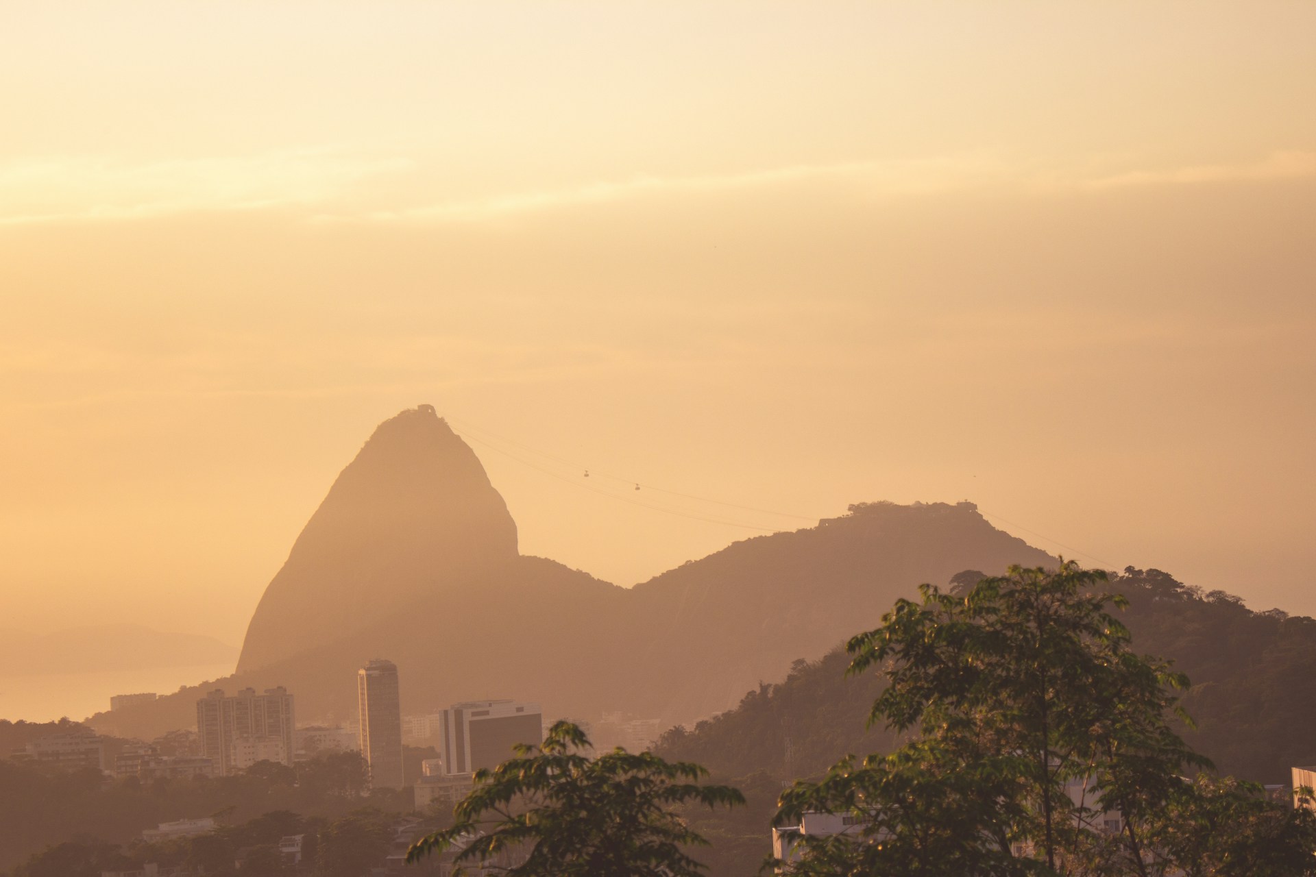 Sugarloaf Mountain and Rio cityscape