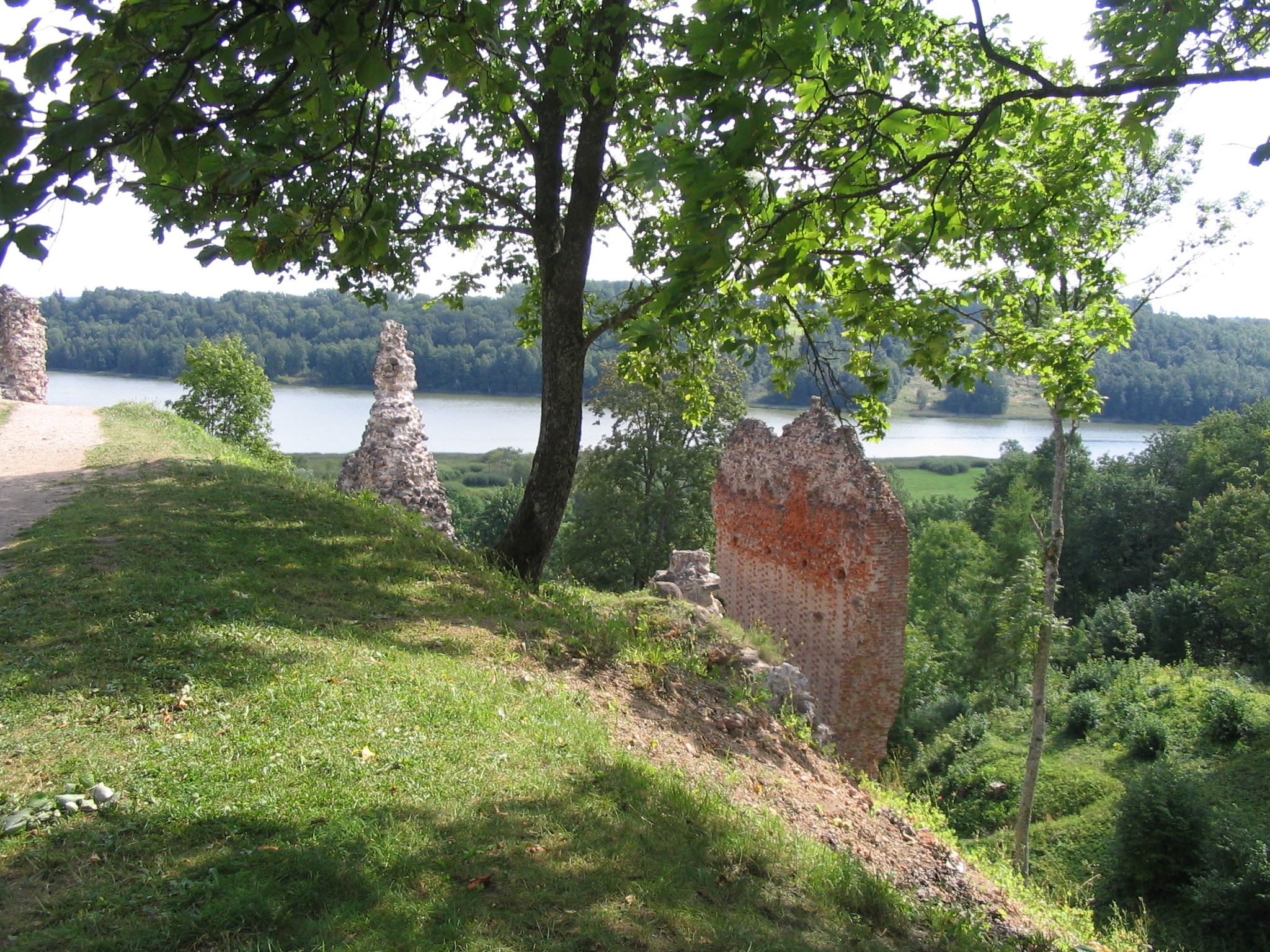 Viljandi Viljandi Castle ruins with Lake Viljandi in the background