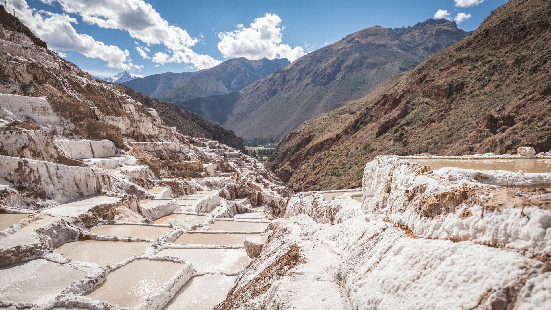 Maras Salt Mines / geometric salt pools in Cusco and the Sacred Valley