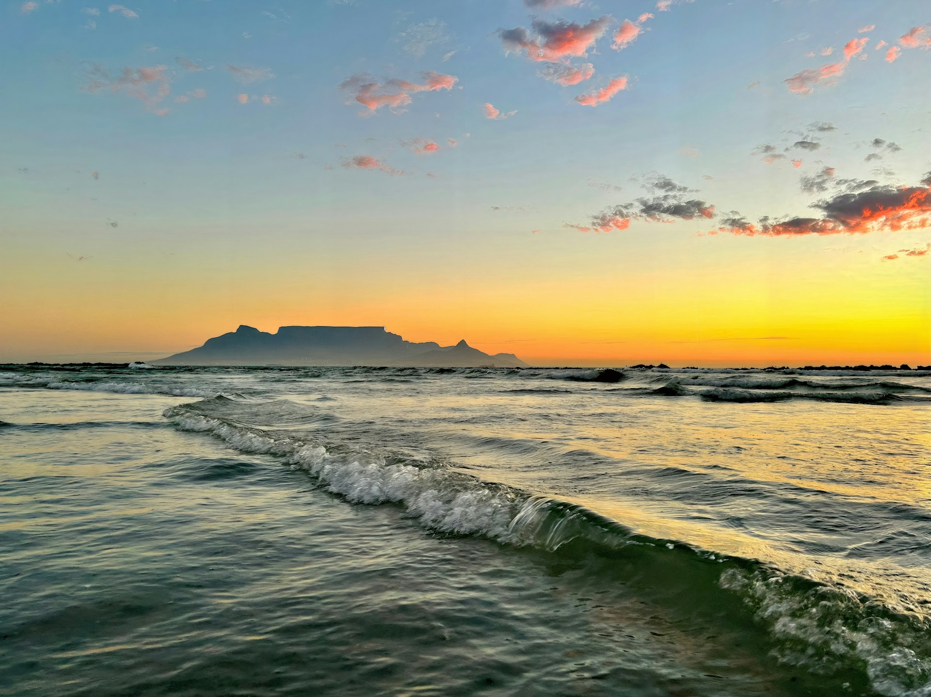 Table Mountain golden hour Cape Town Table Mountain golden hour Cape Town