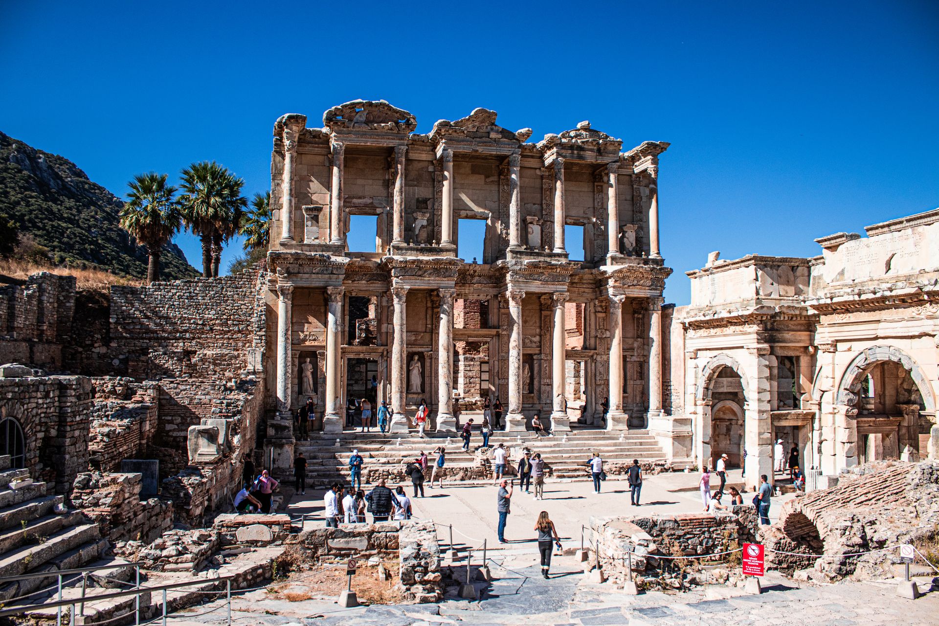 Ephesus Library of Celsus in Ephesus