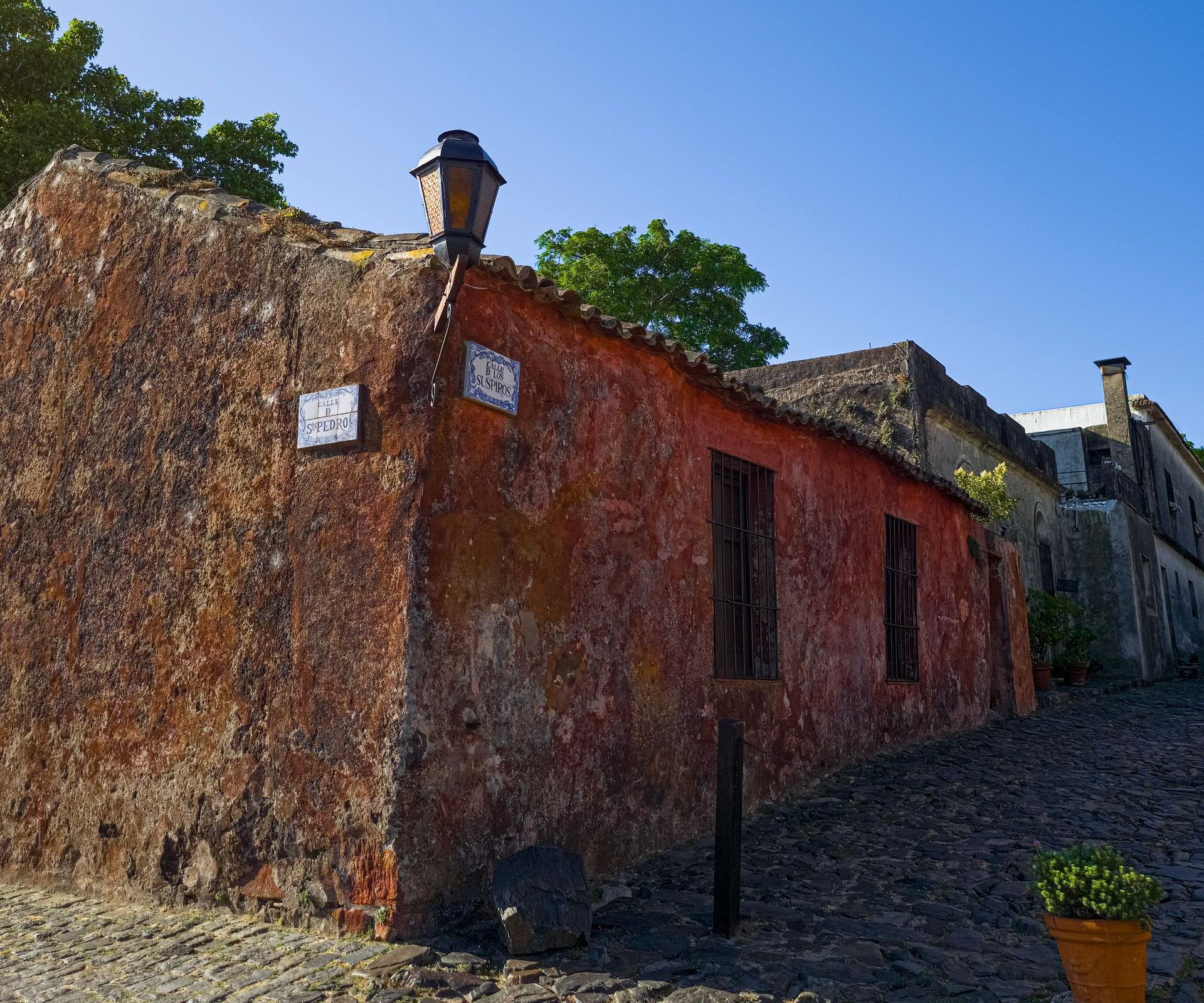 Historic Quarter — cobblestone colonial street in Colonia del Sacramento