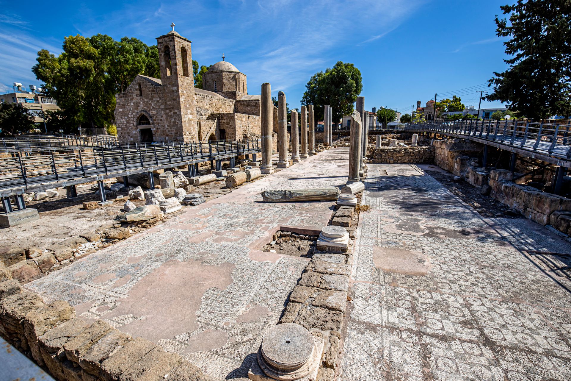 Ancient ruins in Paphos, Cyprus