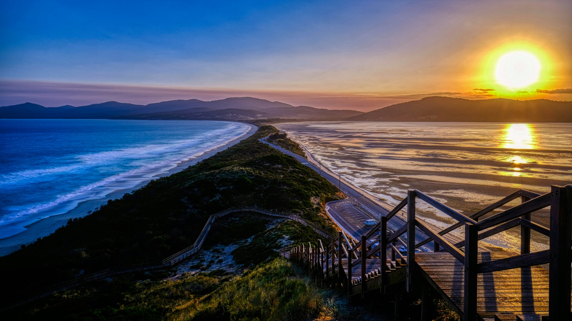 Bruny Island Neck in Tasmania