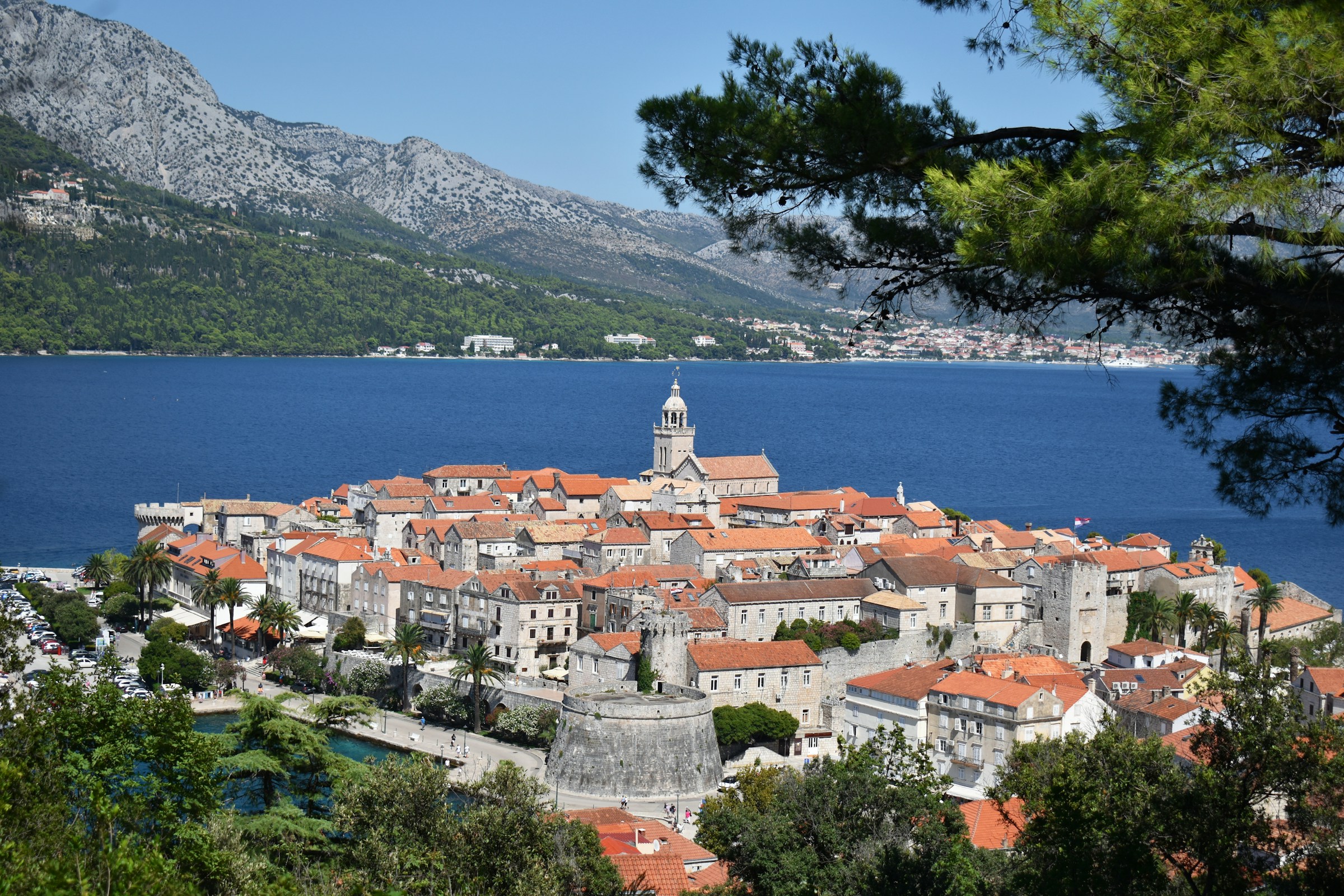 medieval town in Korčula Island