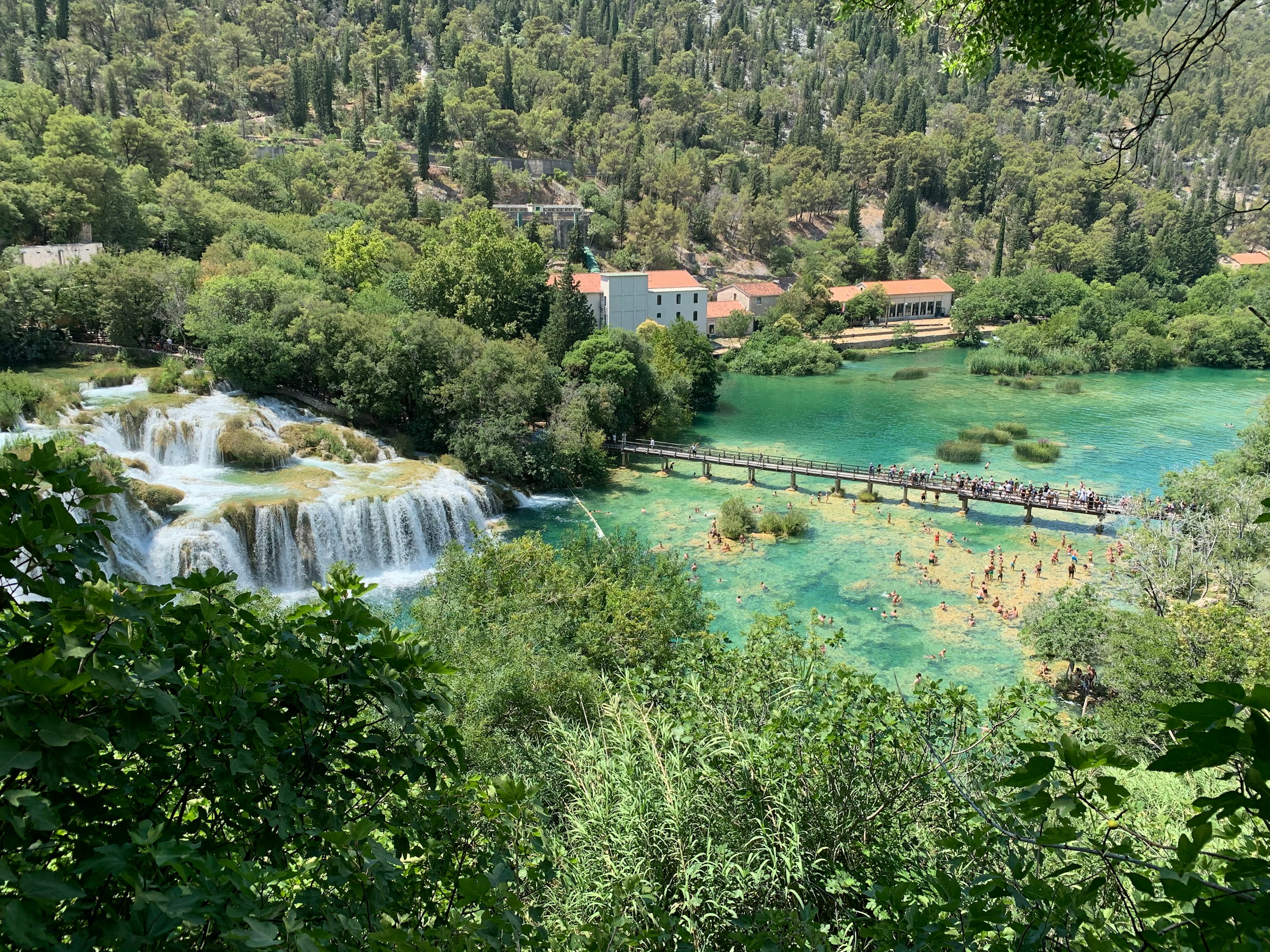 riverside town of Krka National Park