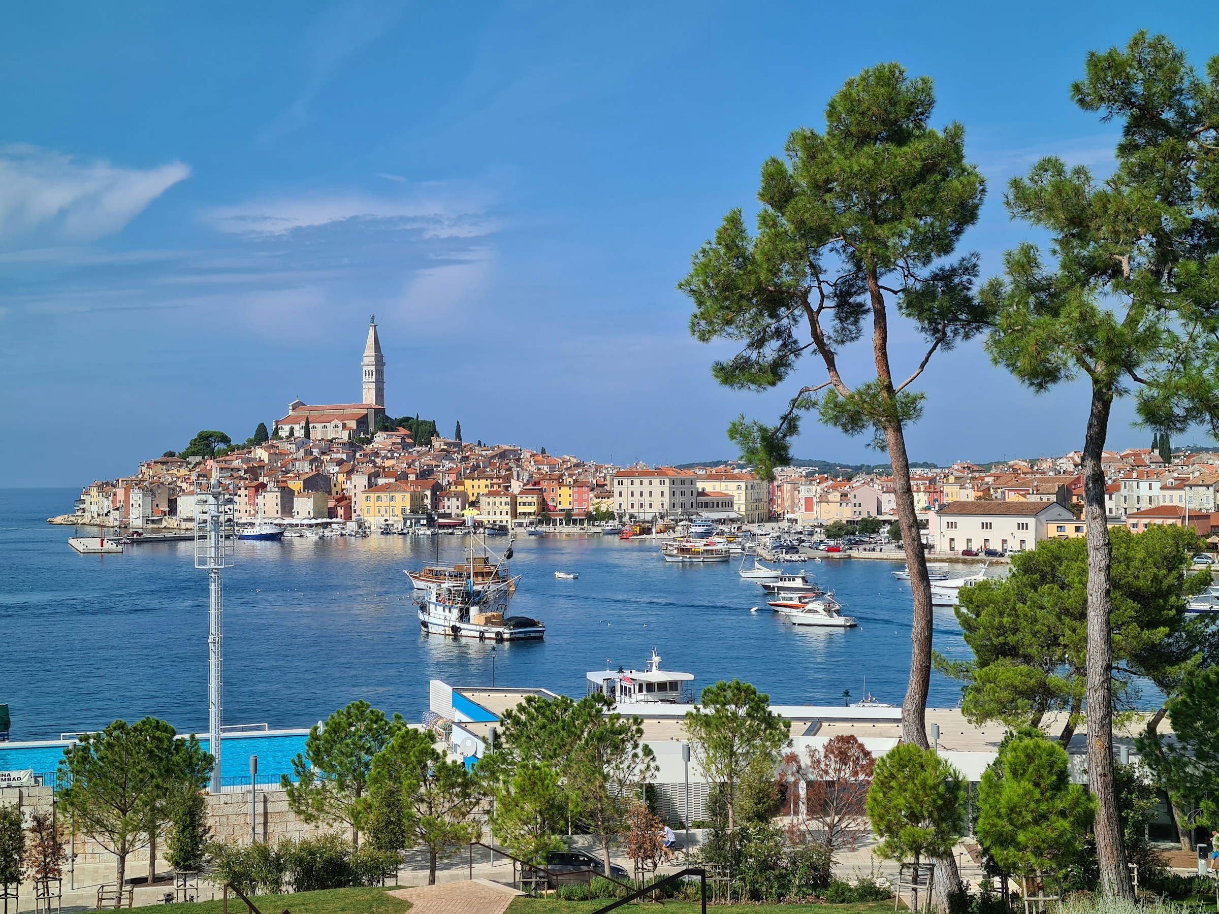town with Church of St. Euphemia in Rovinj