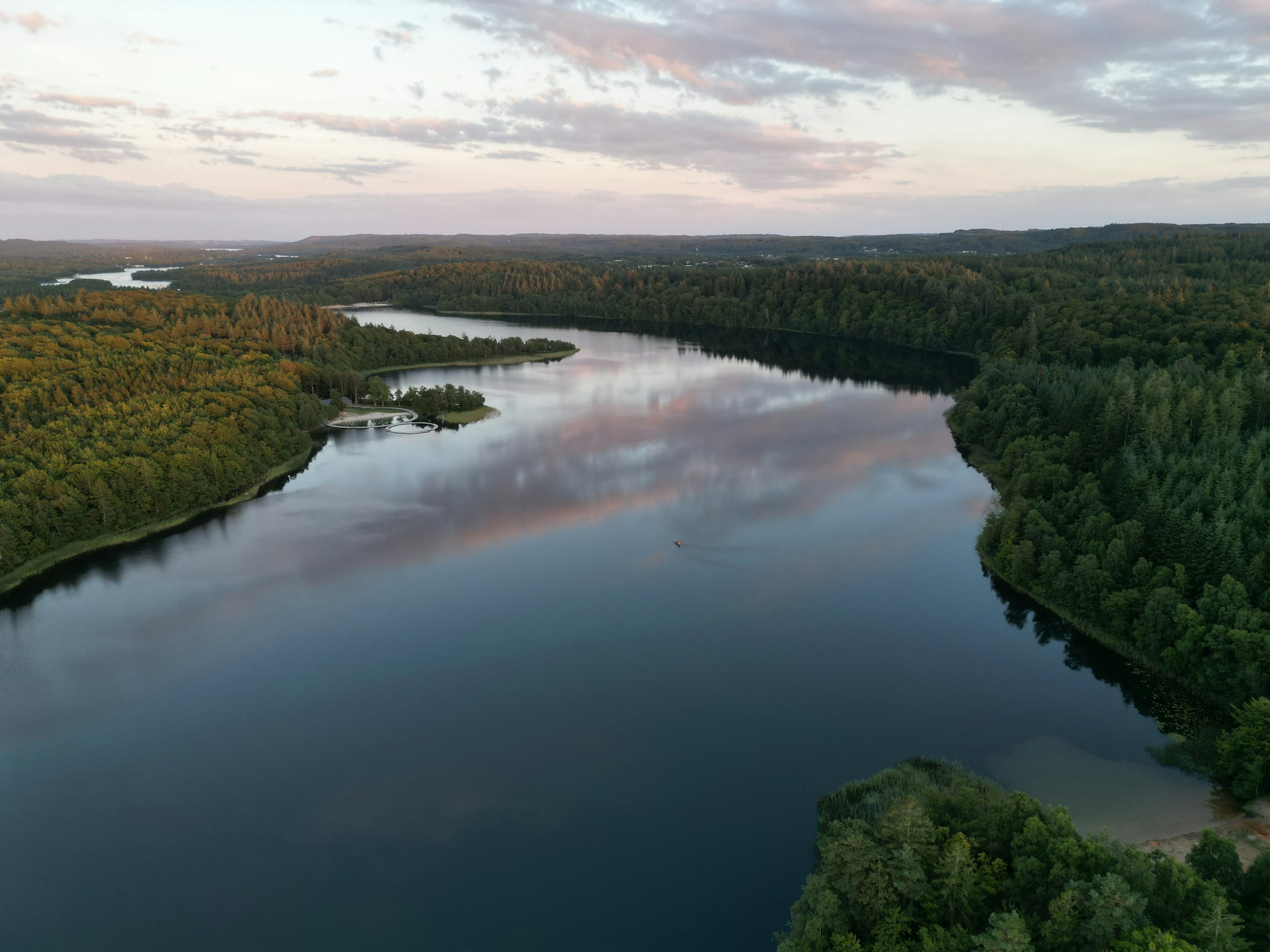 Gudenå River in Silkeborg & the Lake District
