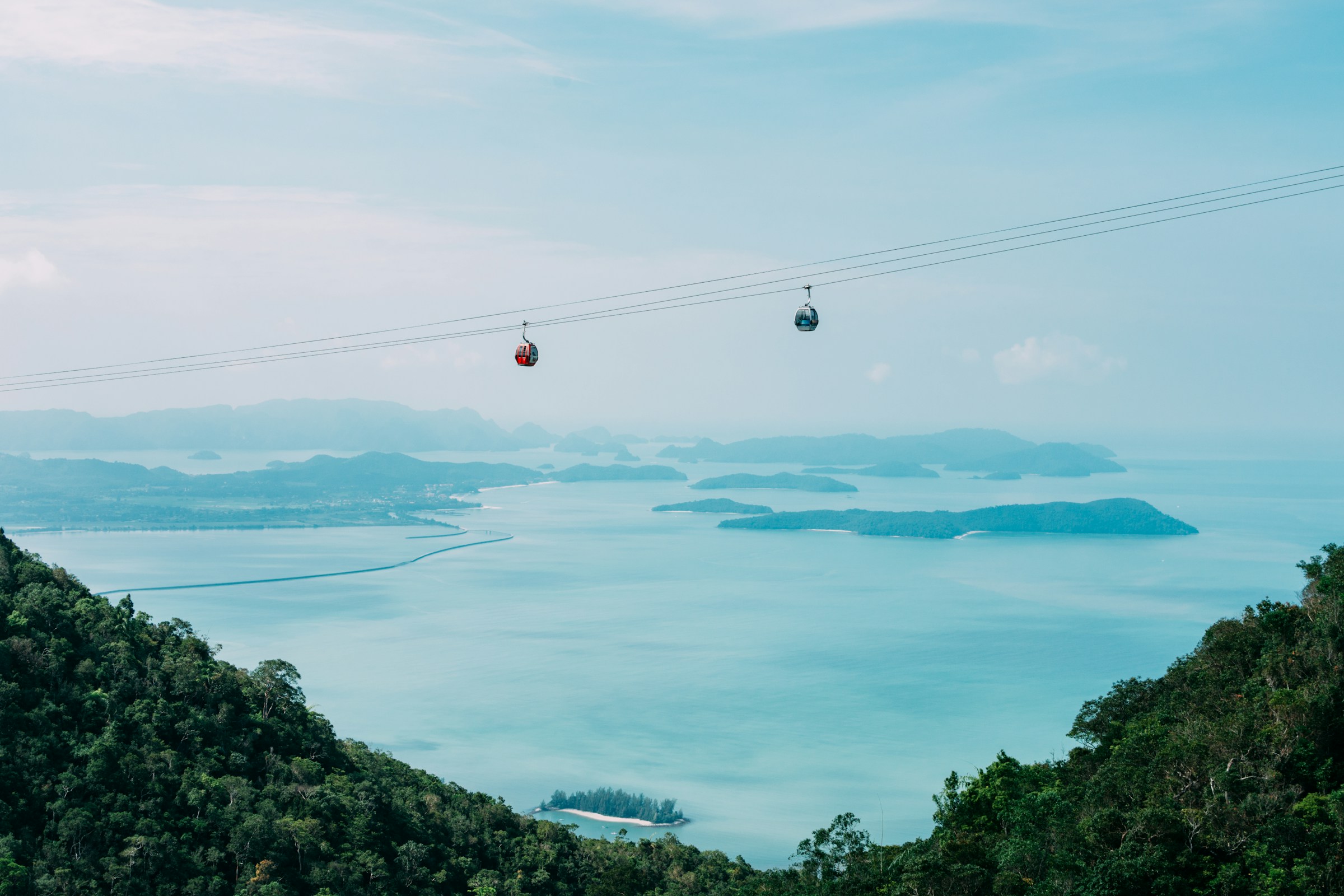 cable carswith sea view in Langkawi