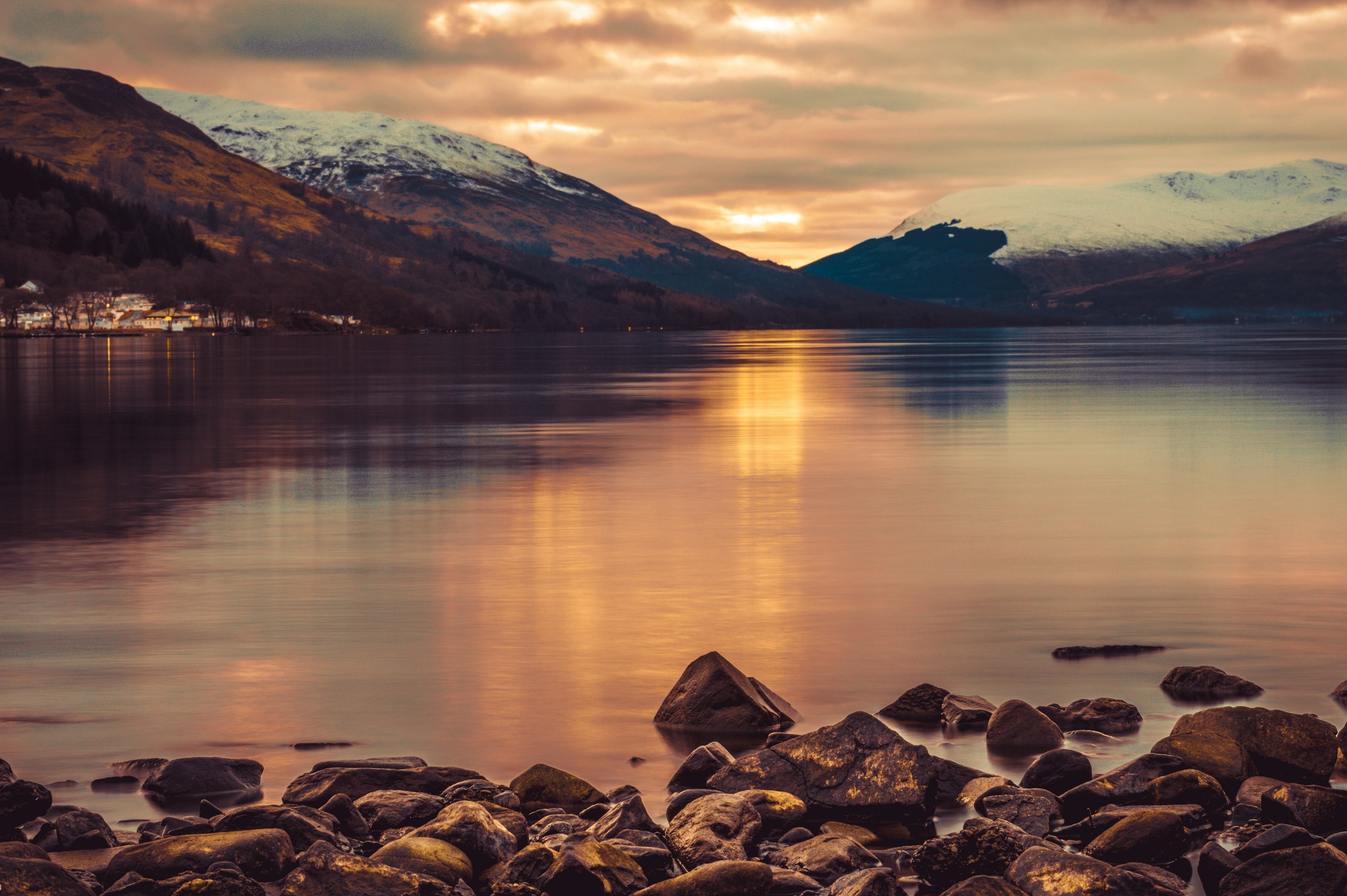 sunset at Loch Lomond & The Trossachs