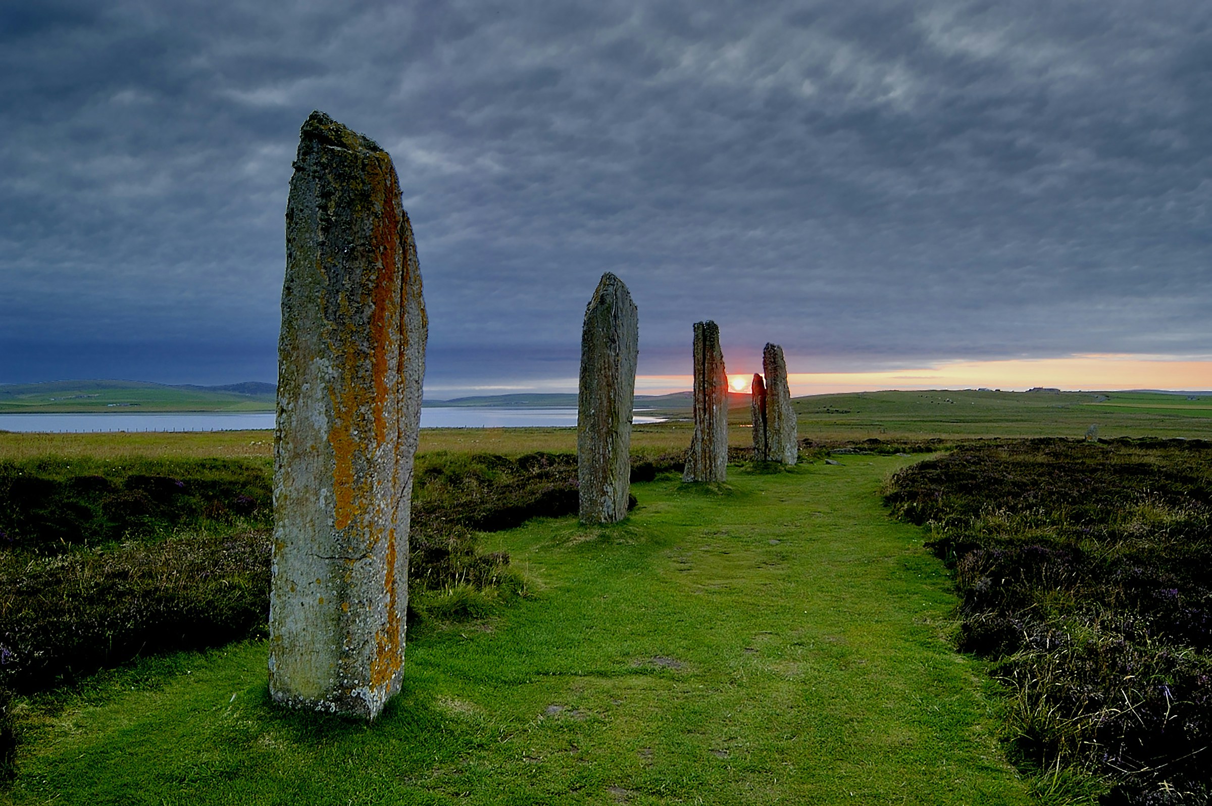 Ring of Brodgar Stone Circle of Orkney Islands