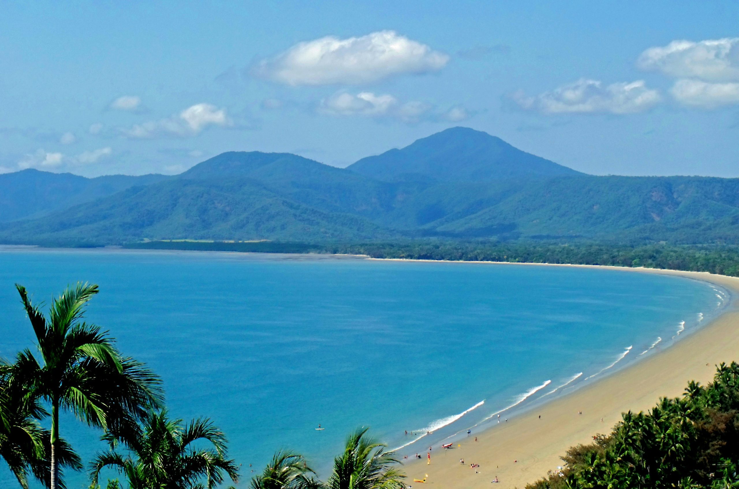 Aerial photo of Four Mile Beach