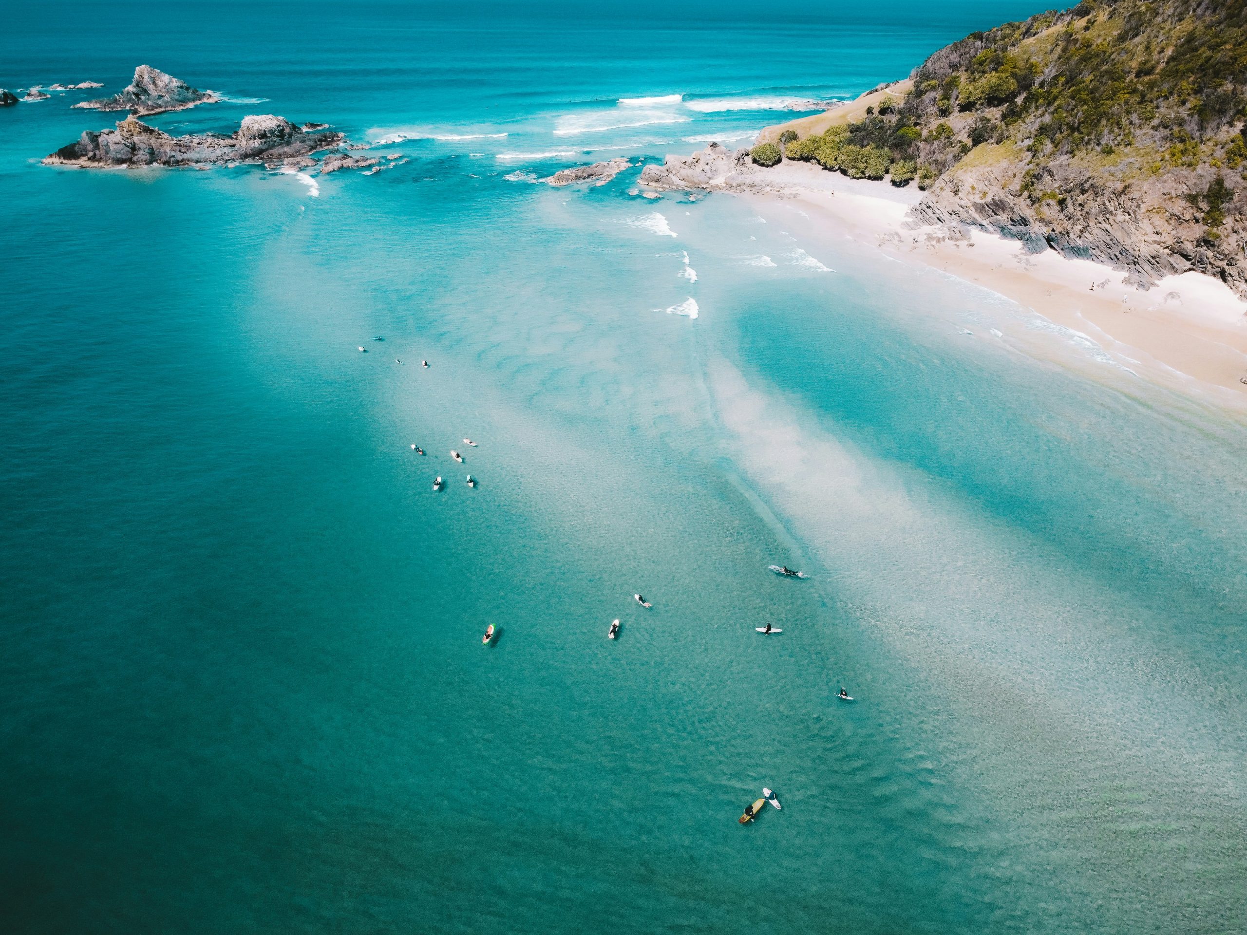Byron Bay surfers